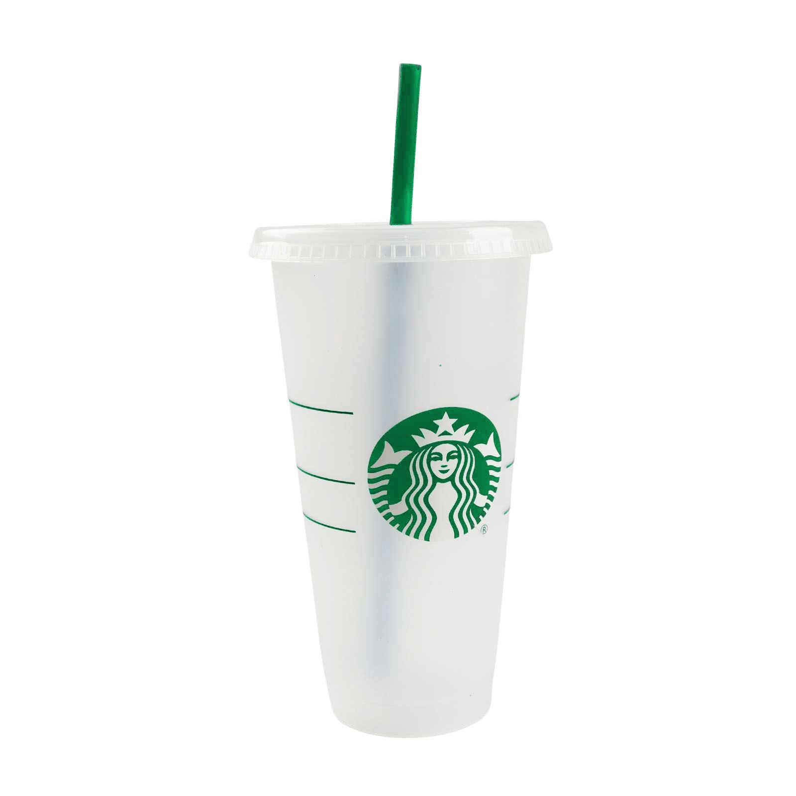 XL 24oz Starbucks Reusable Plastic Cold Coffee Cup