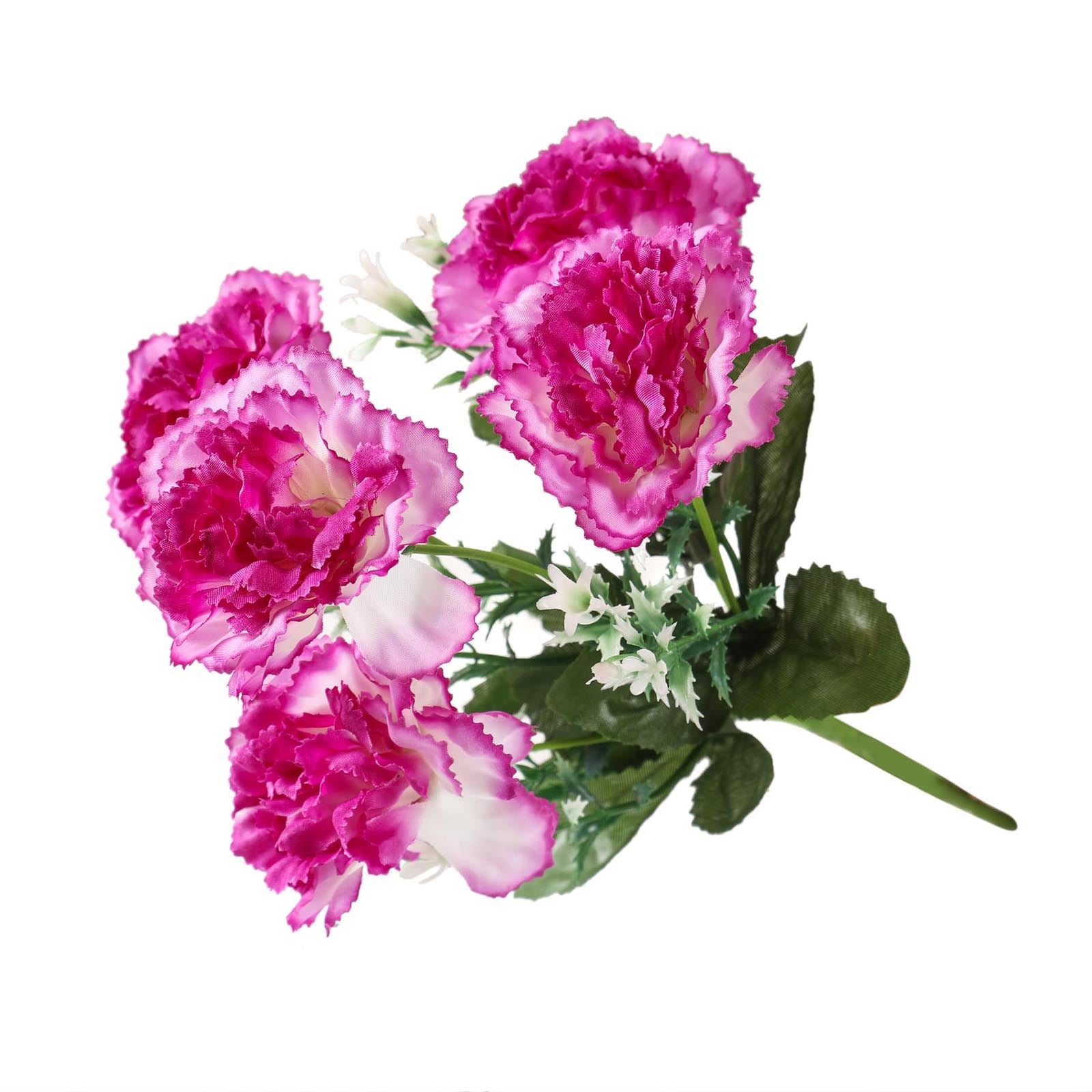 5 Head Artificial Carnation Bunch