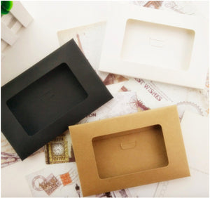 10x Envelope Style Windowed Postcard Boxes