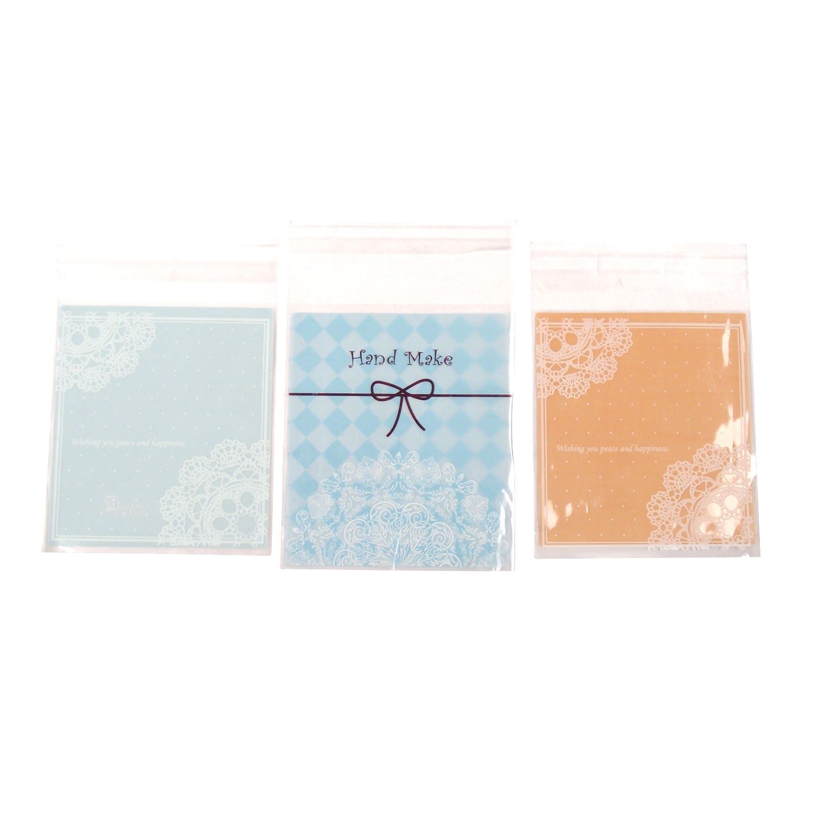 Lace Doilie Printed Cellophane Cookie Bags