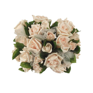 Shabby Chic Rose Voile Bouquet