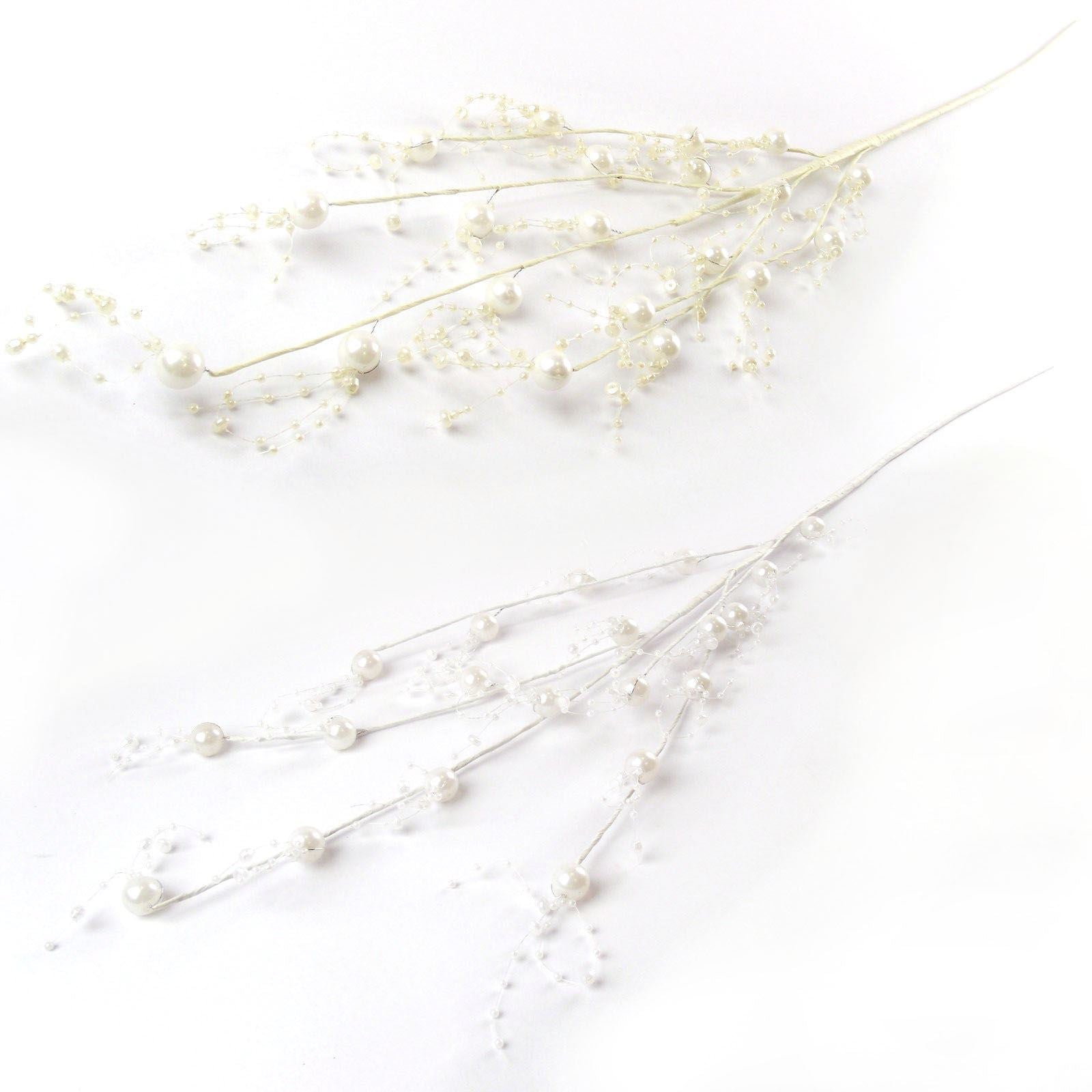 Large 80cm Pearl Spray Branch