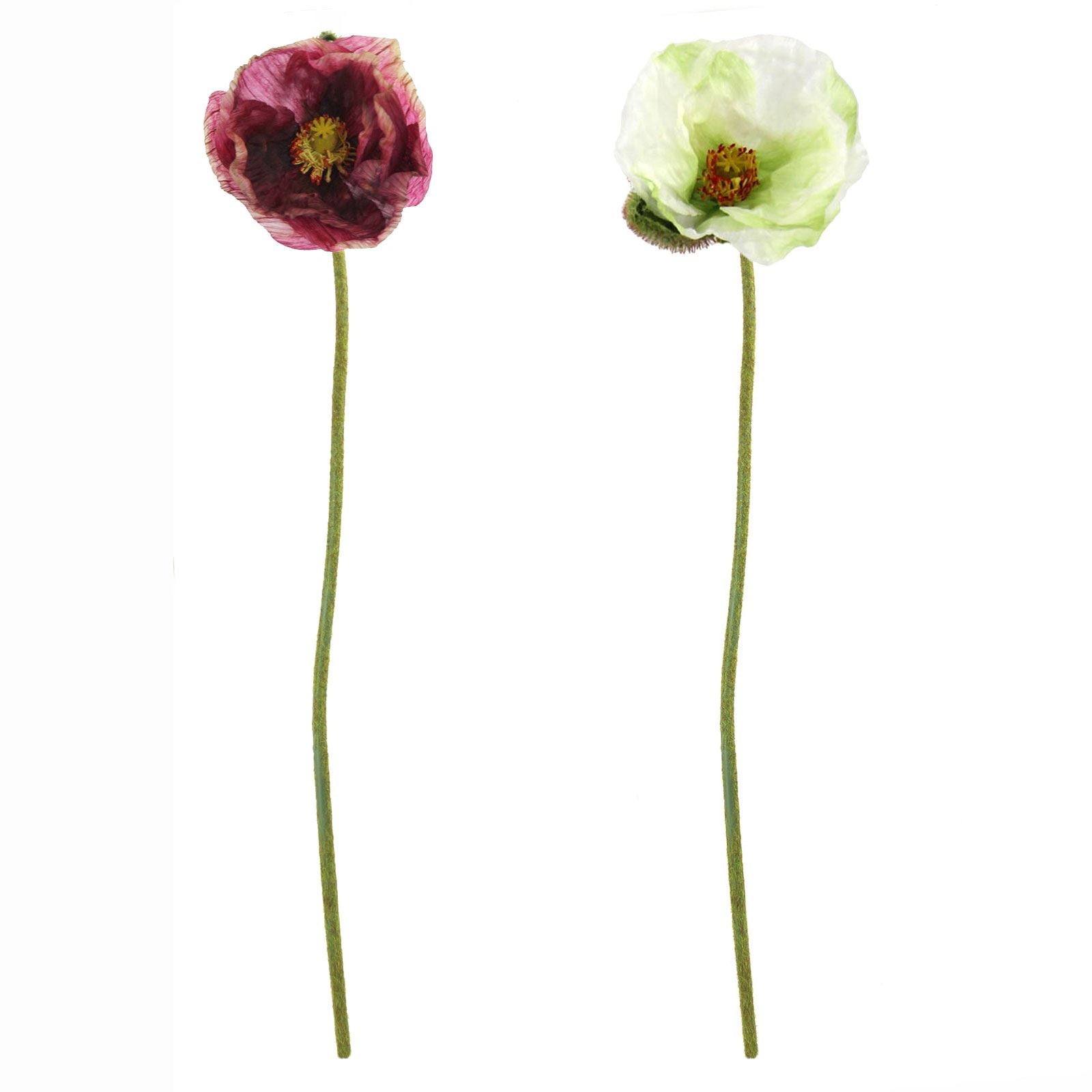 Single Premium Poppy Stem