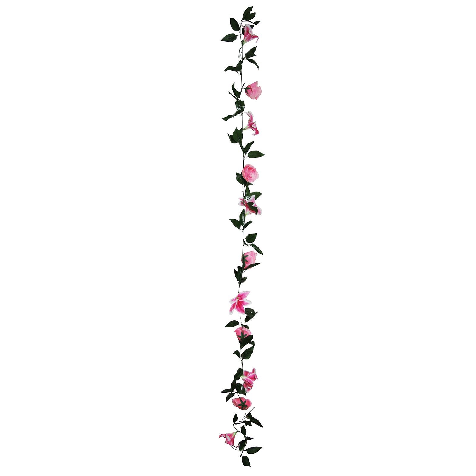 Rose and Lily Flower Garland