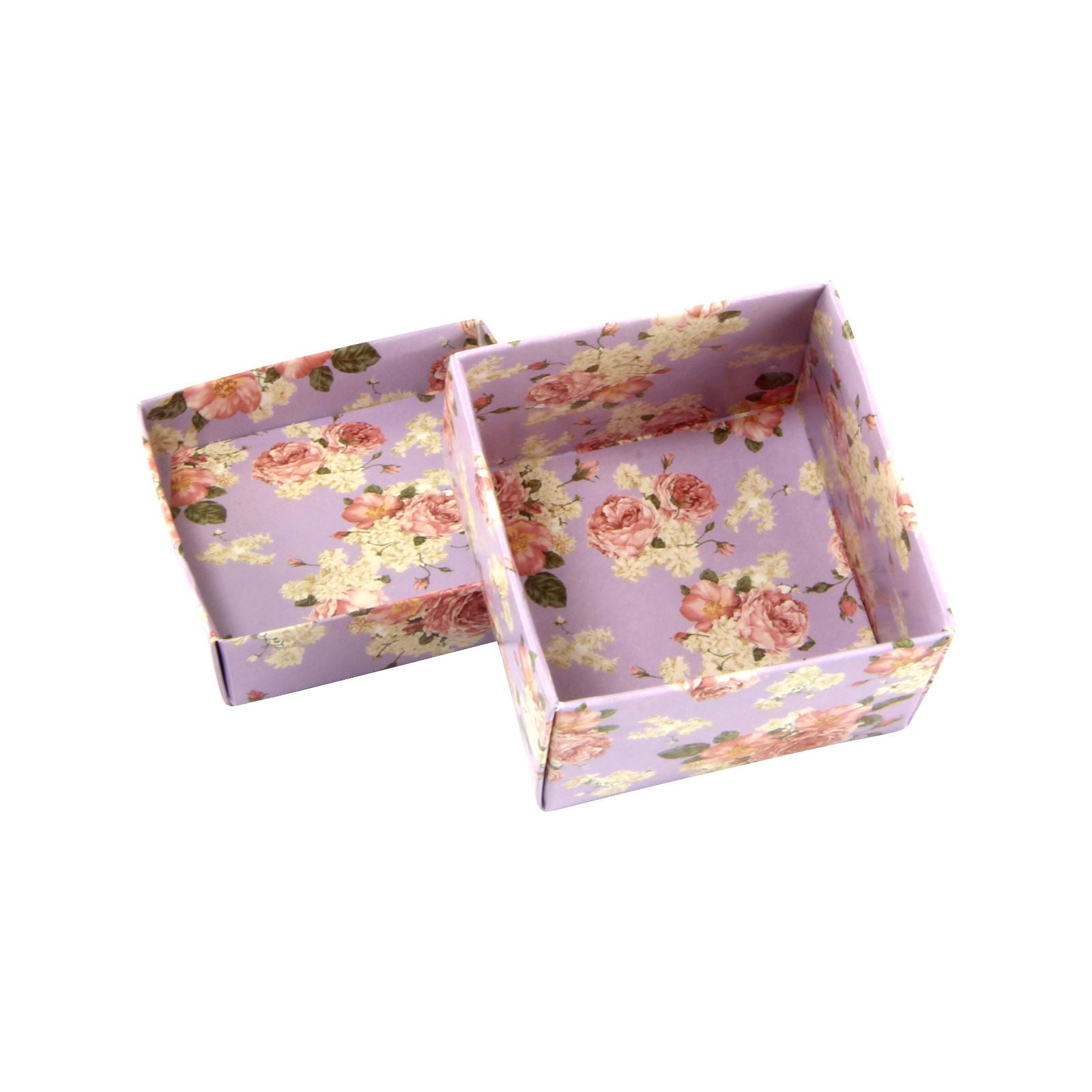 Vintage Flower Print Premium Double Sided Favour Boxes