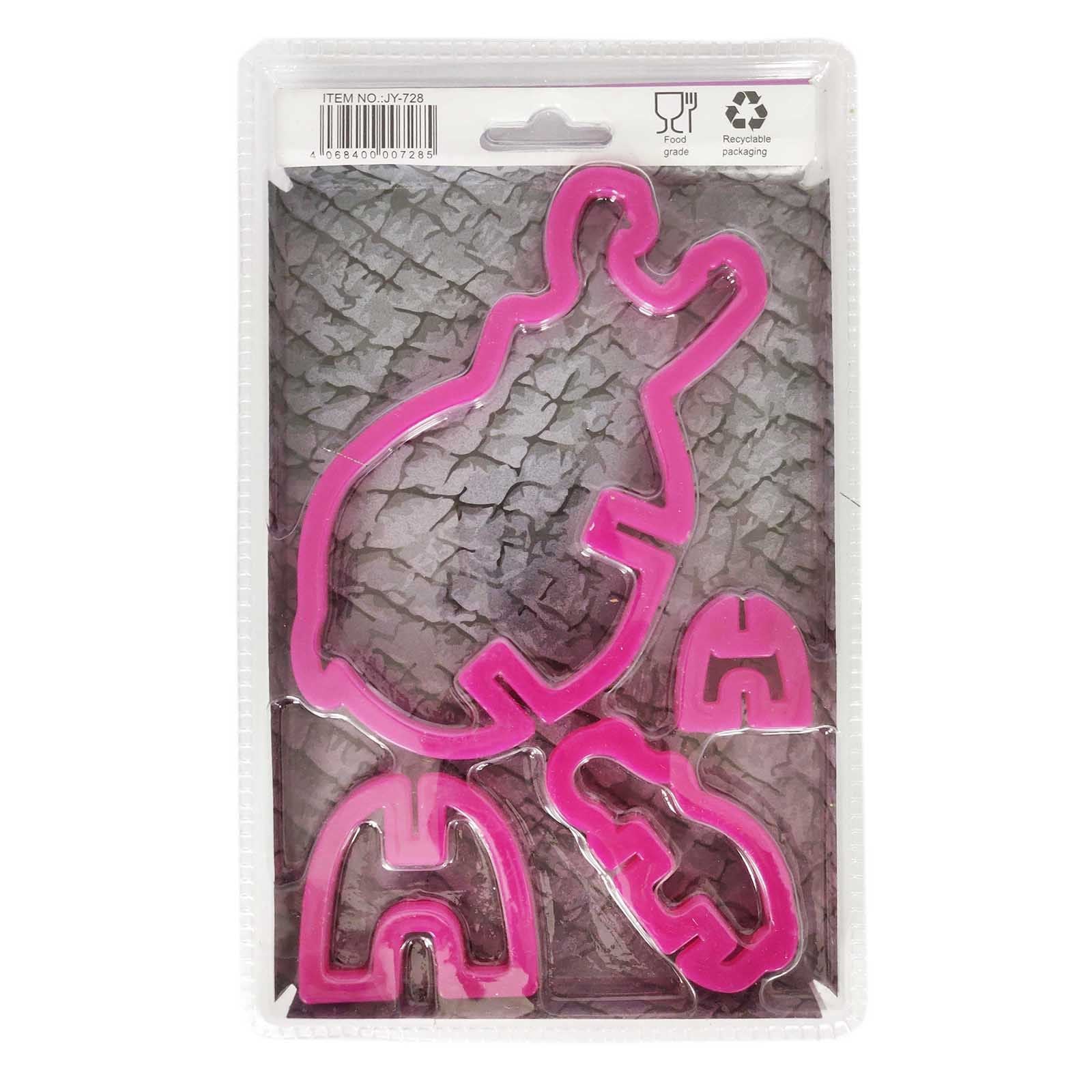 3D Jungle Animal Cookie Cutters