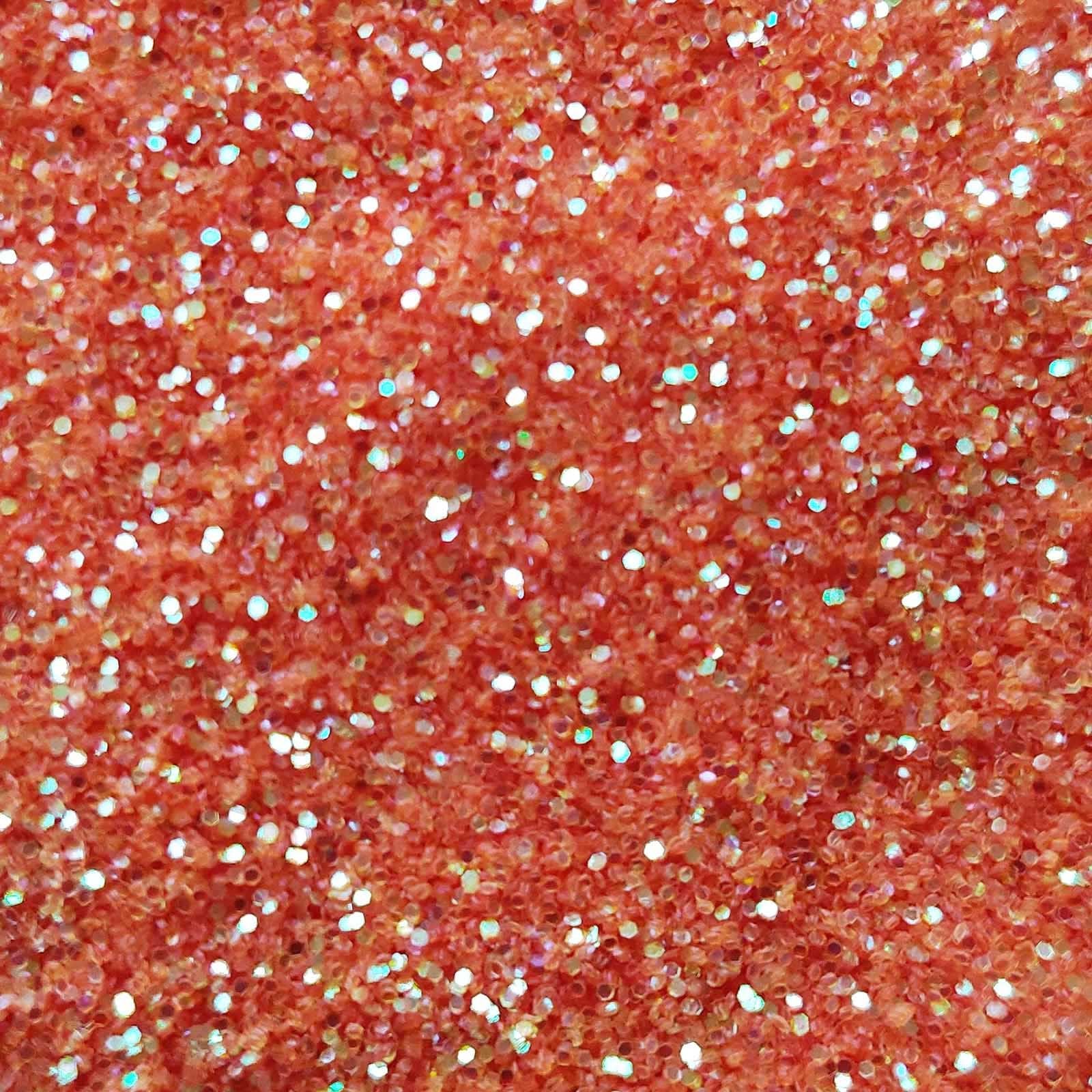 Glitter Elements - Iridescent Orange - 0.6mm Hex