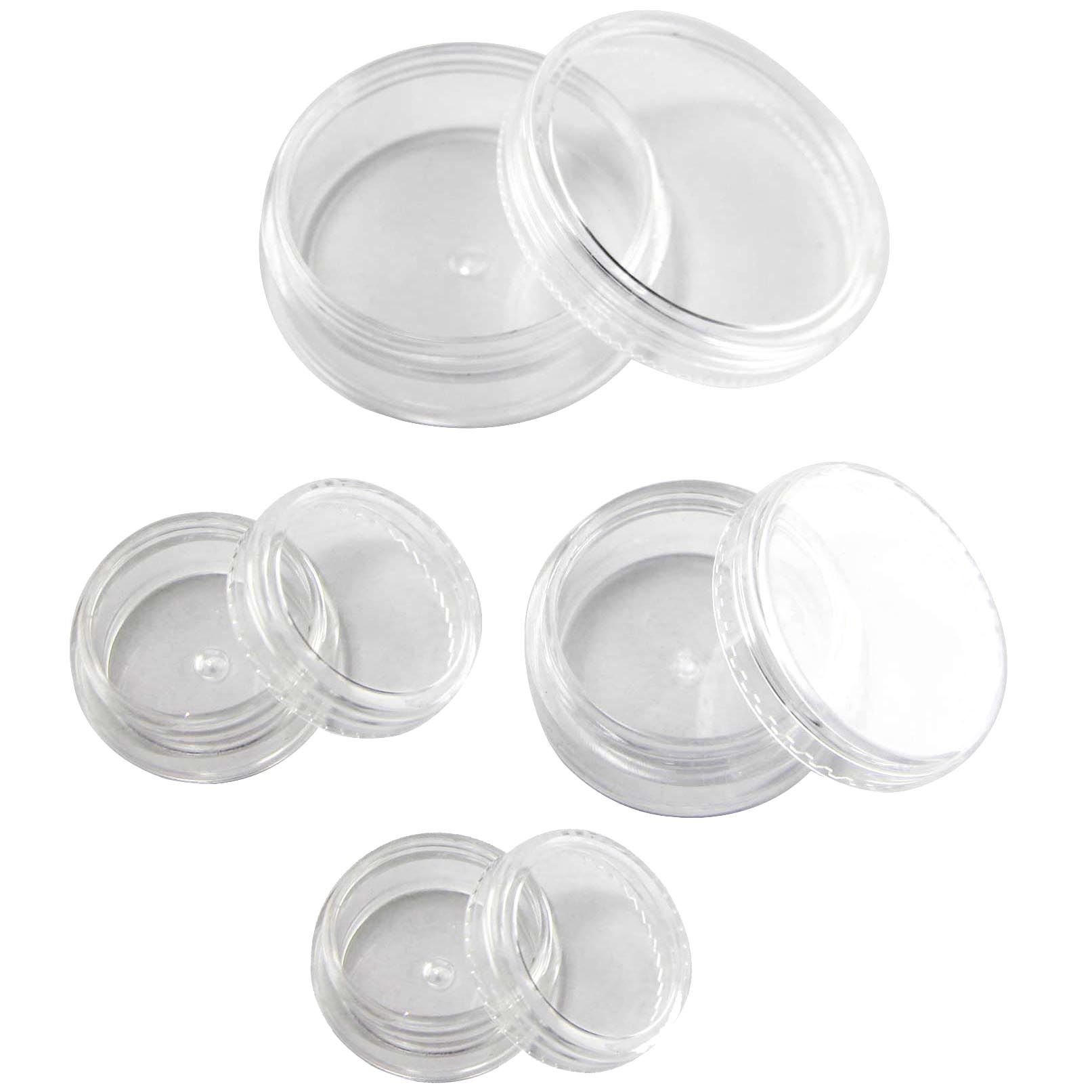 Sample Pack of Acrylic Cosmetic Screw Jars