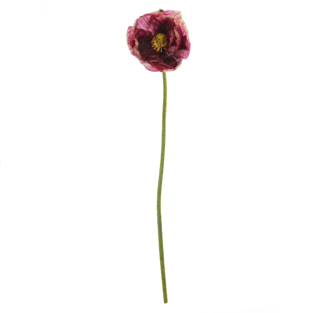 Single Premium Poppy Stem
