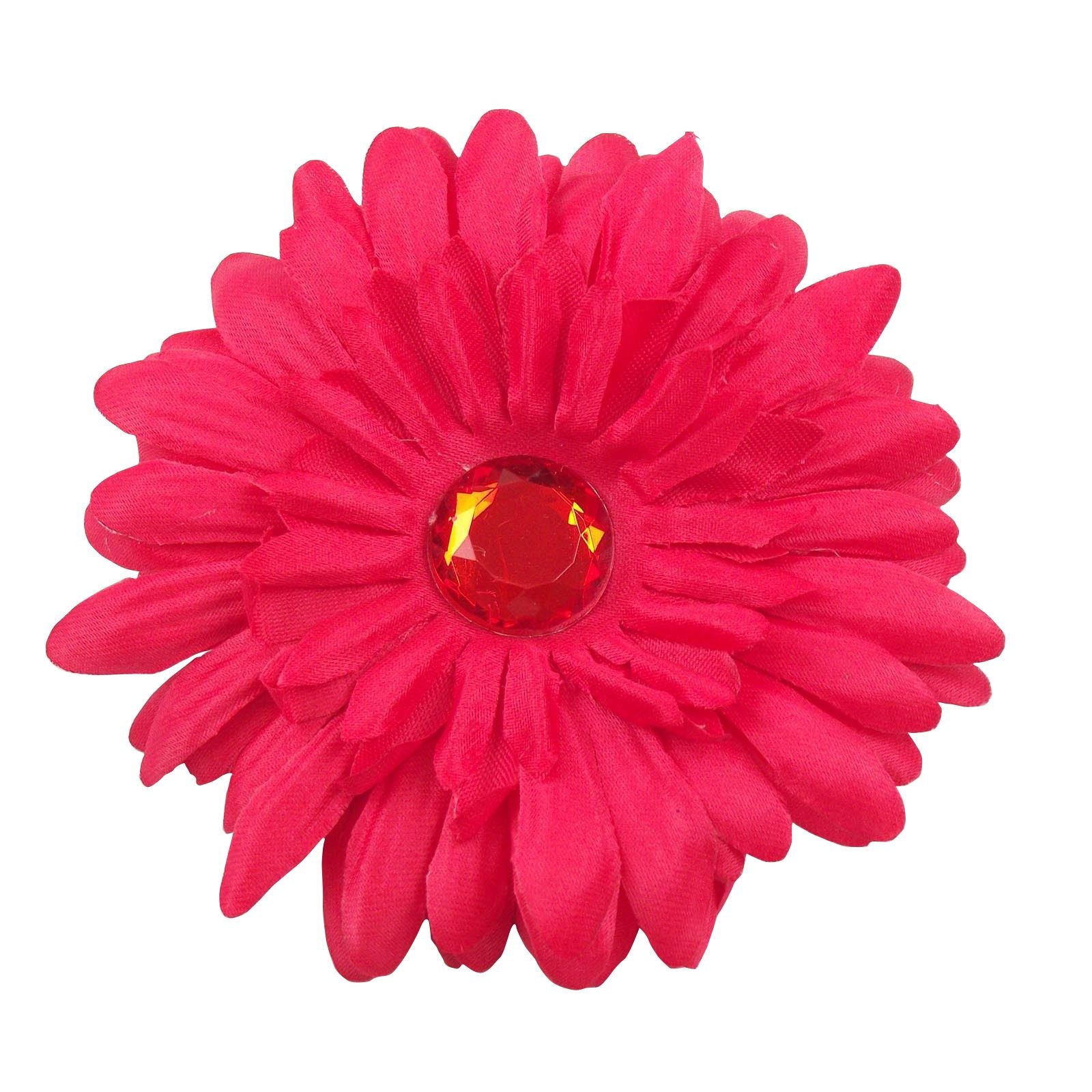 3-in-1 Gerbera Hair Clip Pin Badge