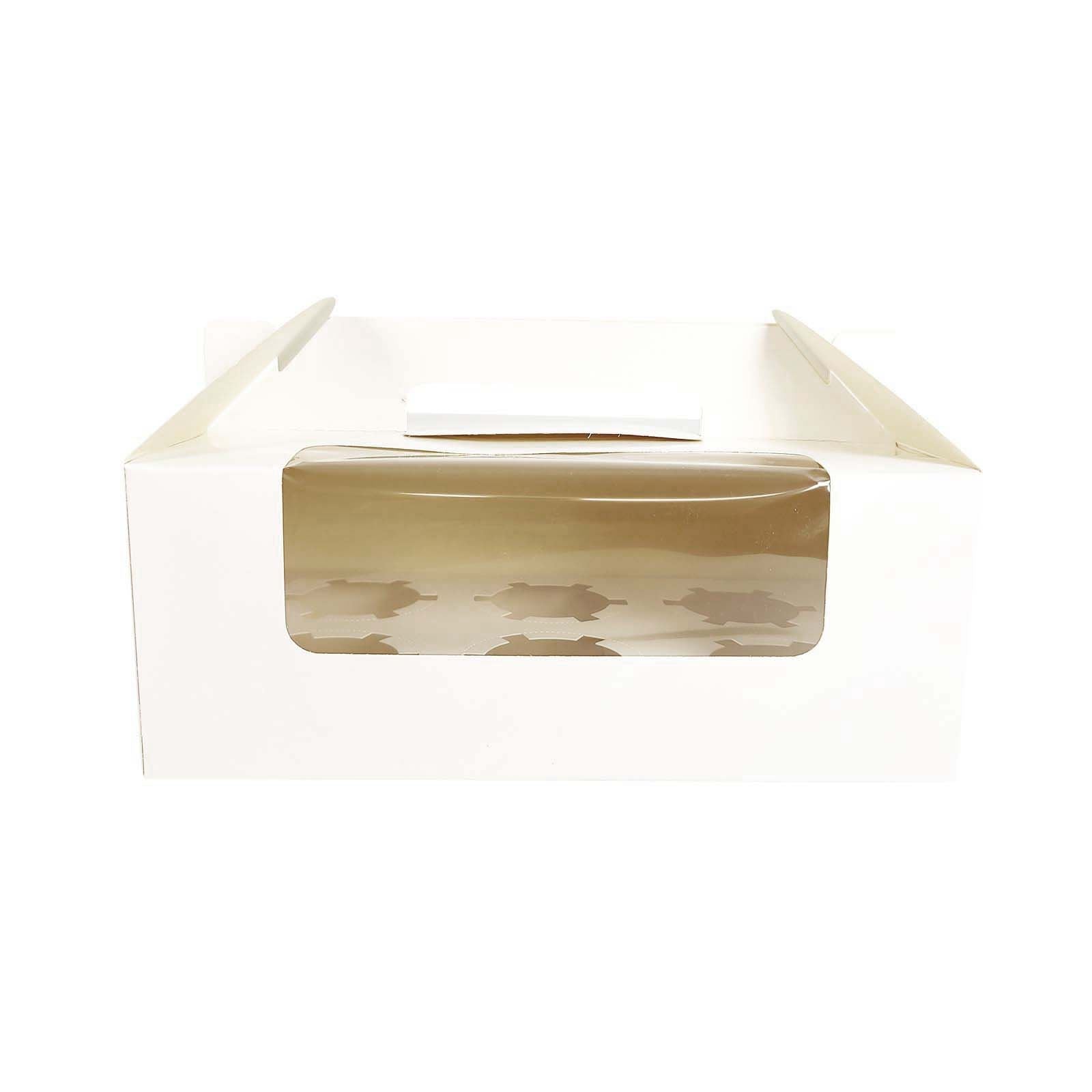 Extra Large 6 Hole Cupcake Carrier Boxes