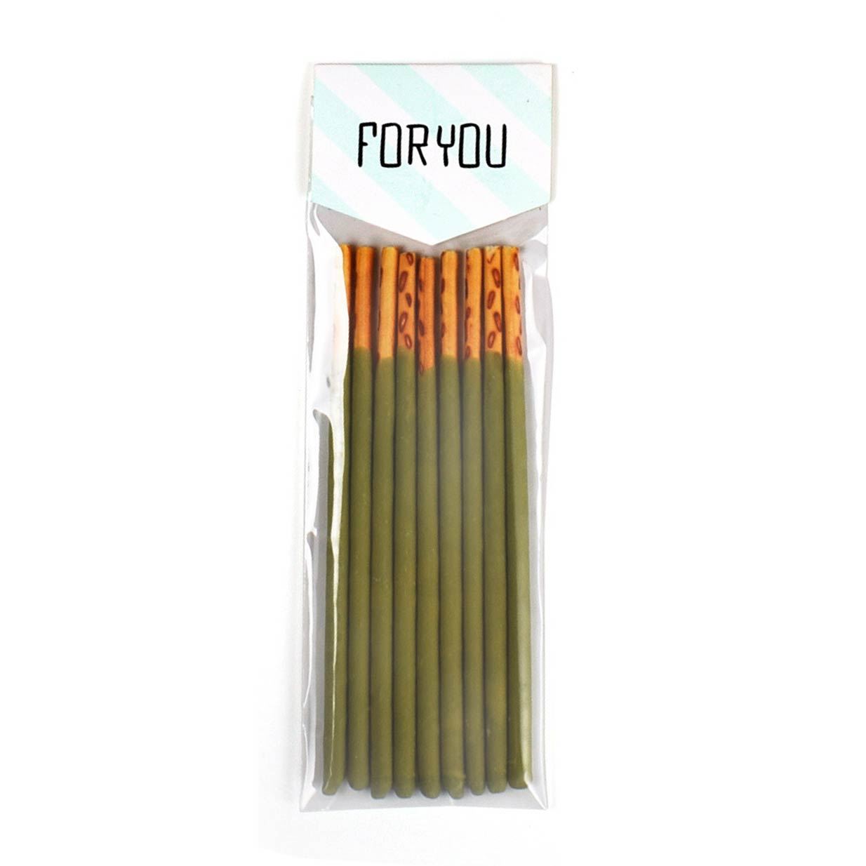 20x Long Slim Cellophane Bags with Card Tops