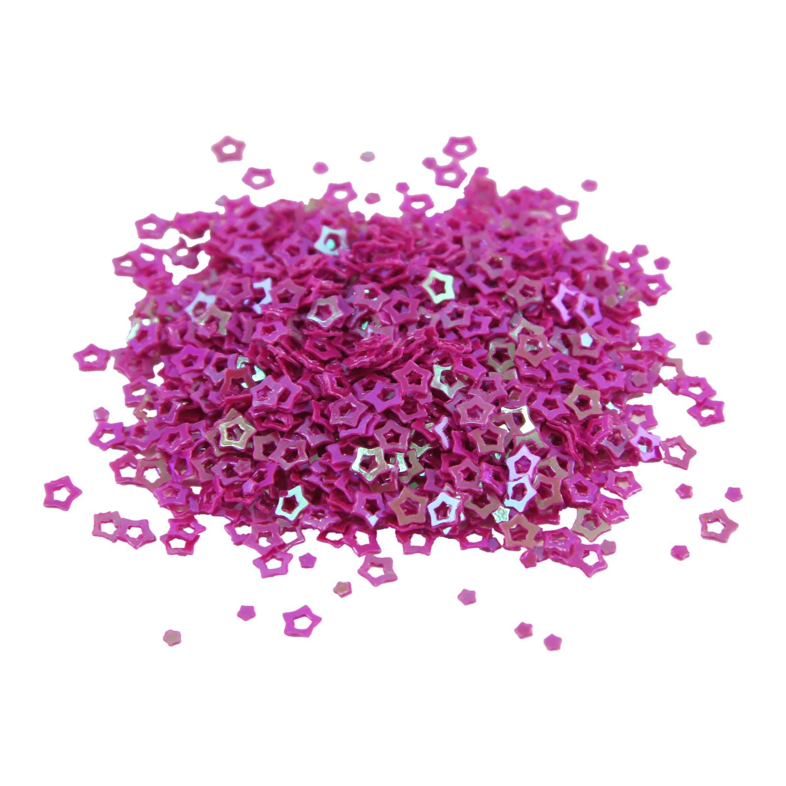 Bottles of Iridescent Star Shape Glitter