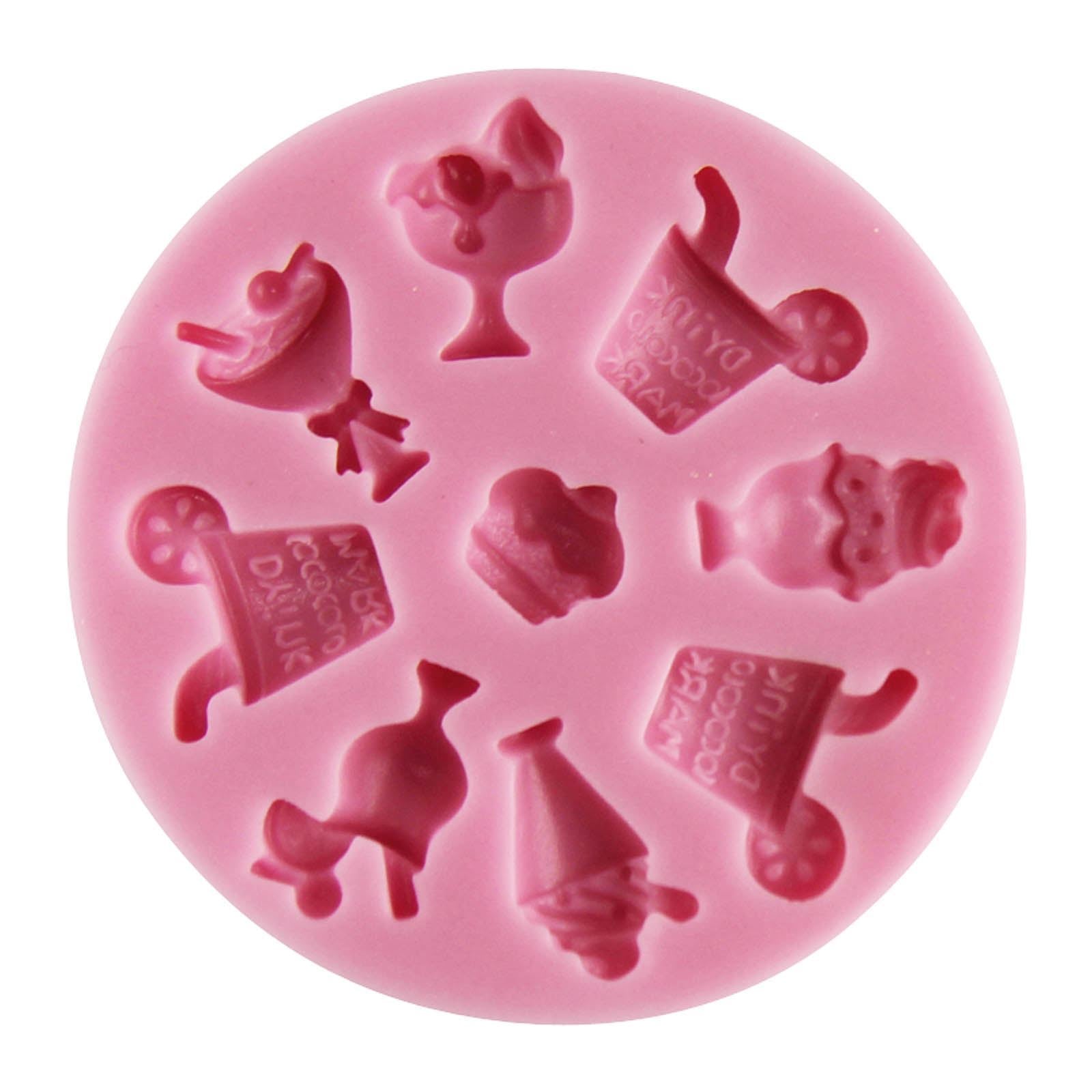 Cute Pink Silicone Moulds