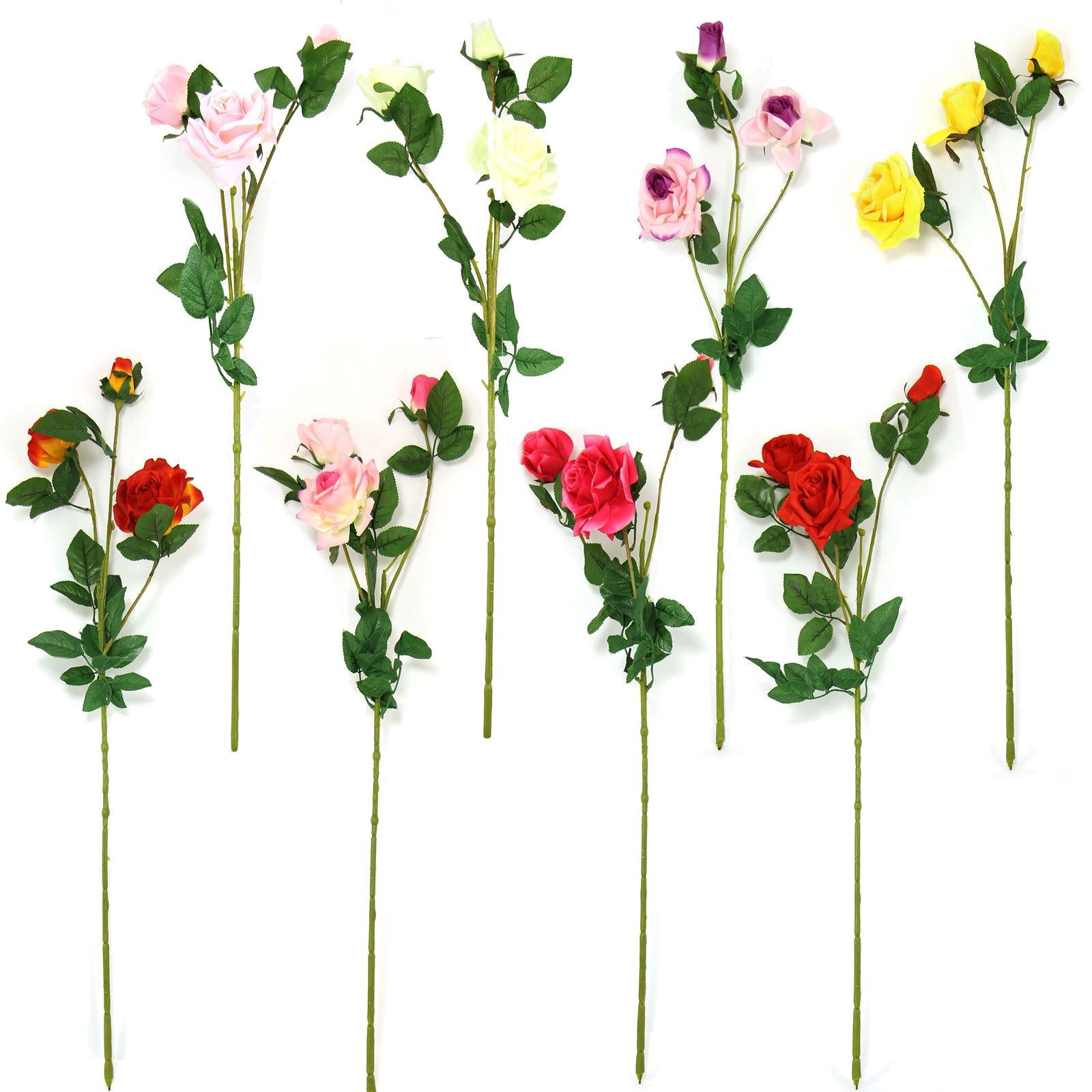 3 Head Firm Rose Spray