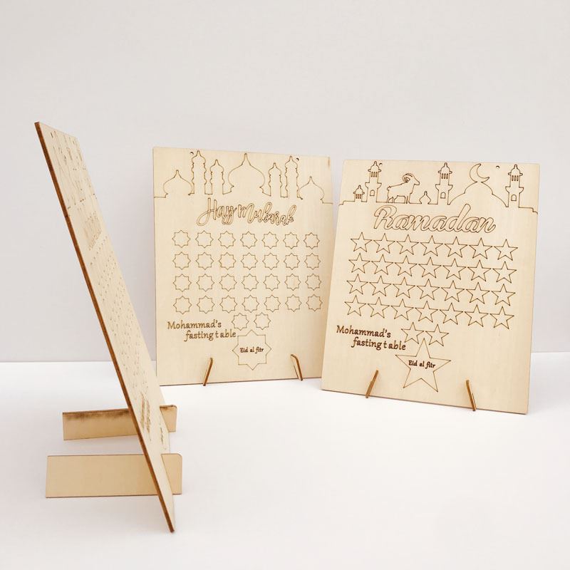 Personalised Ramadan Countdown Calender Board