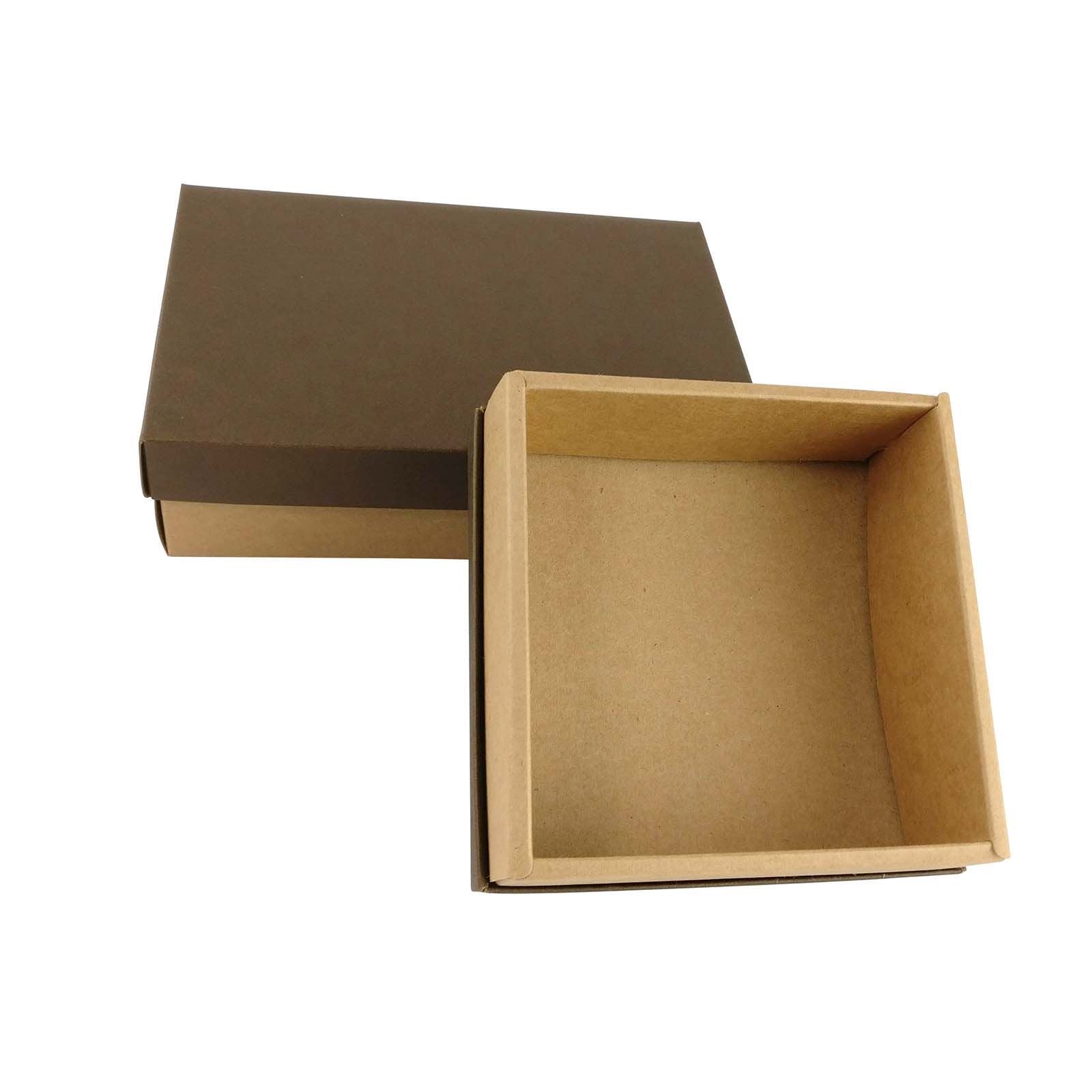Deluxe Leather Effect Kraft Boxes