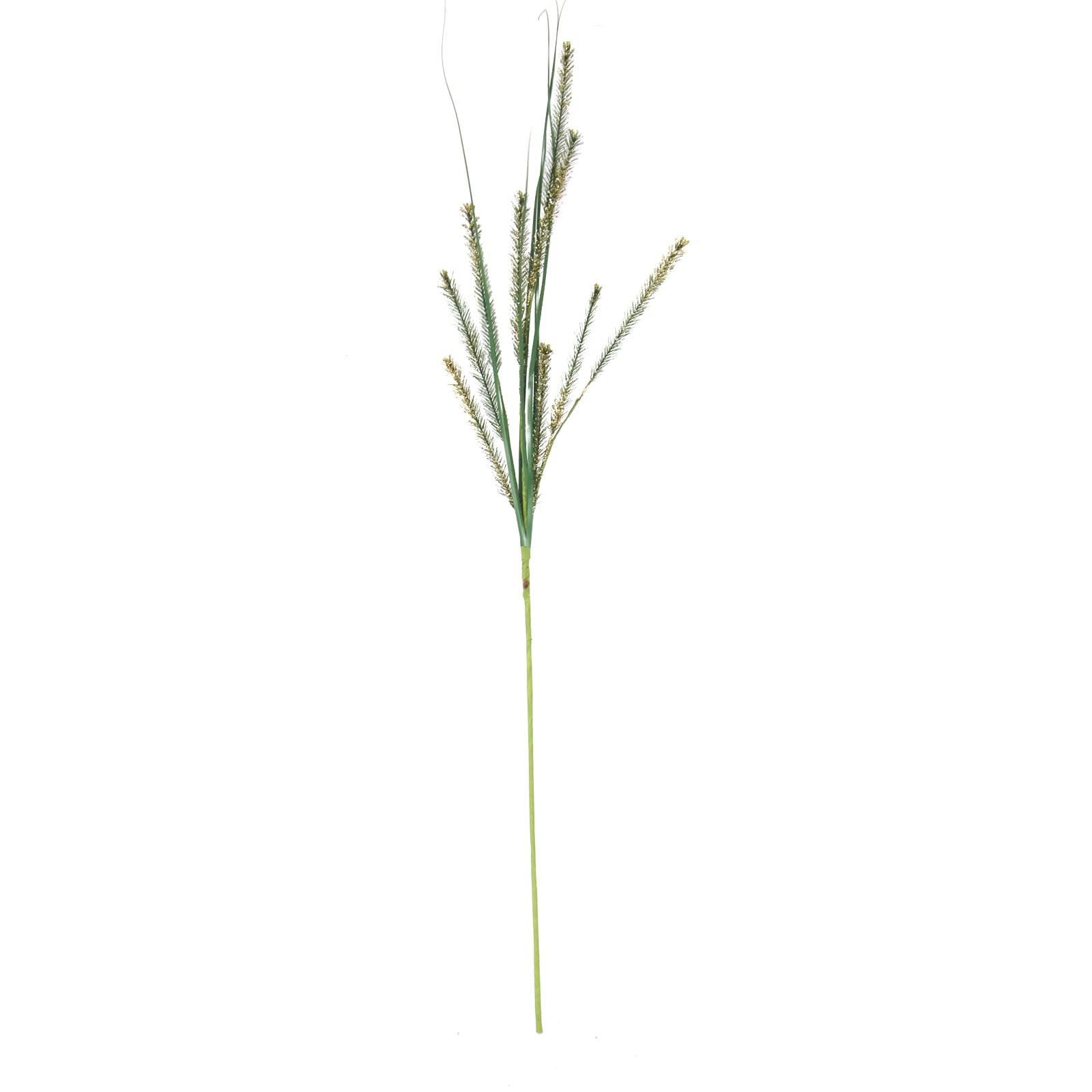 Long Glittered Foliage Stem