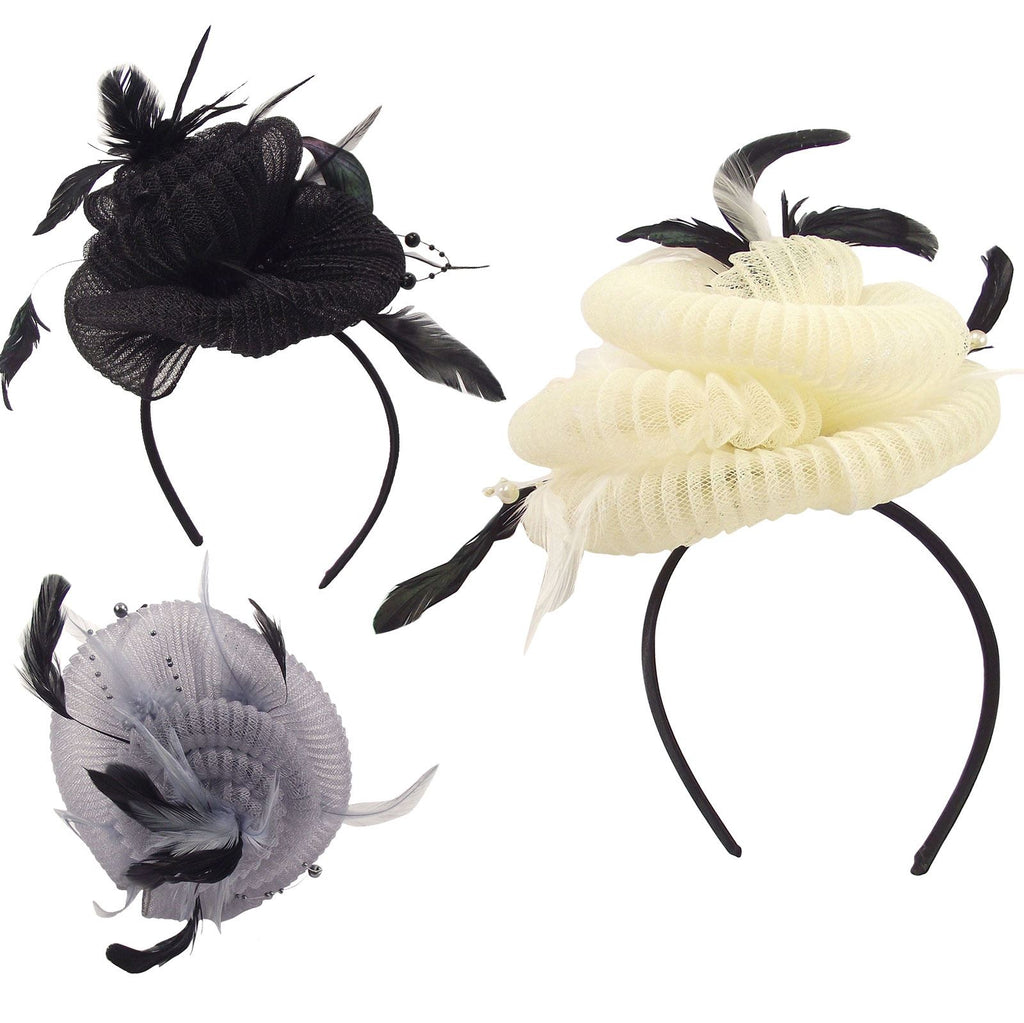 Simple Swirl Fascinator Headband