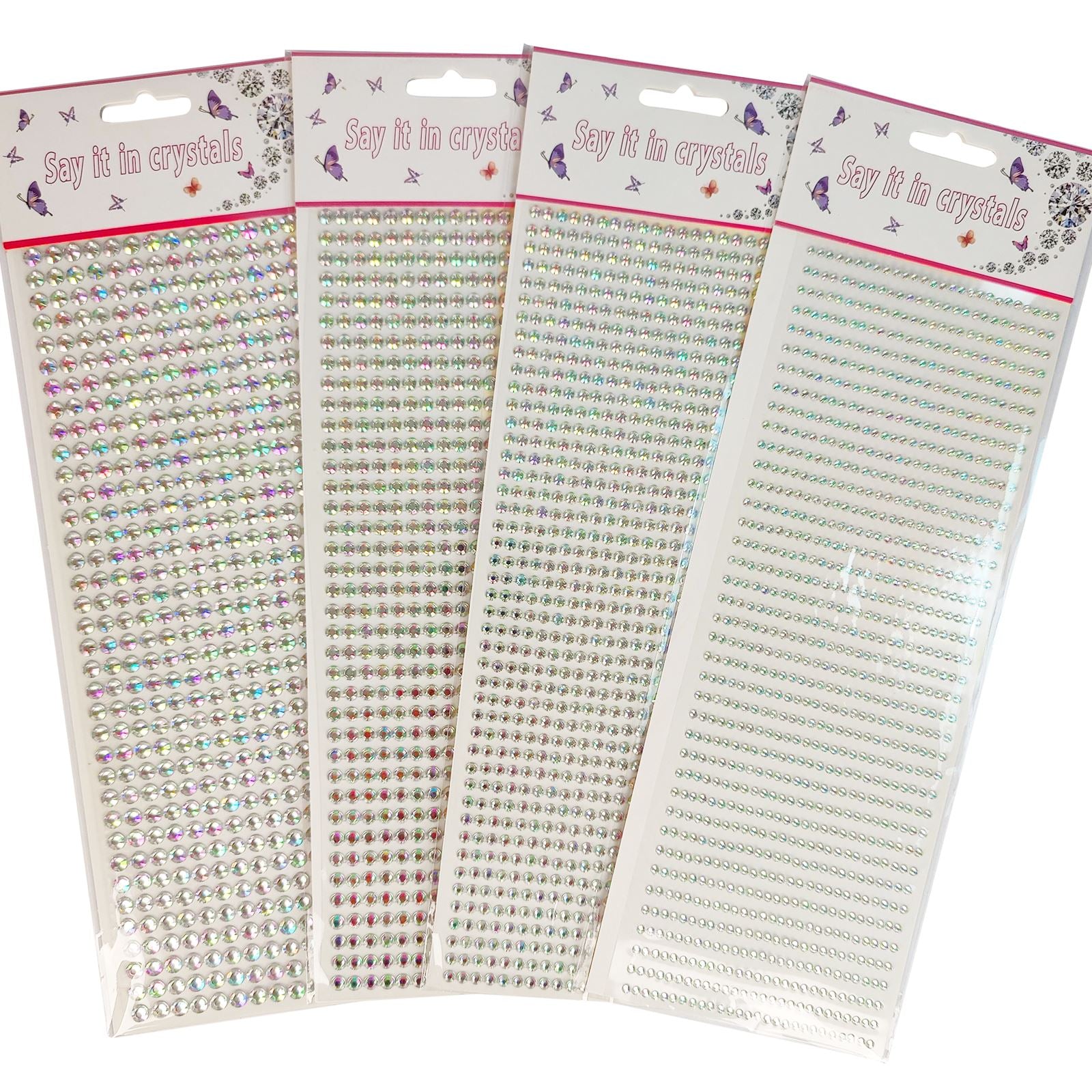 Up to 1350x Self Adhesive Rhinestones