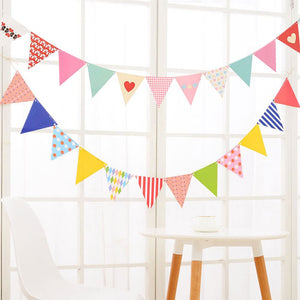 Colourful Heart and Party Paper Party Buntings