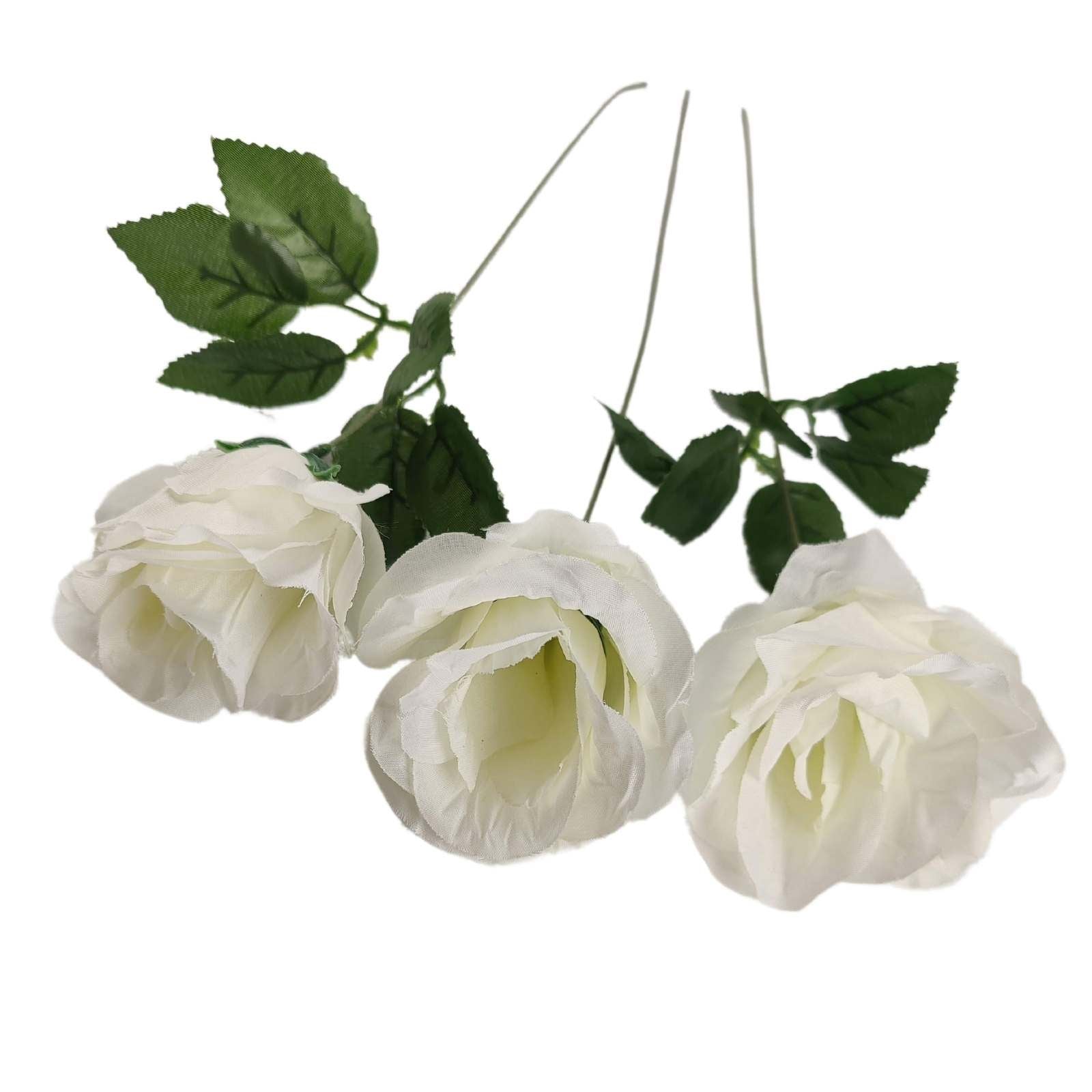 Eco Artificial Roses with Wire Stem