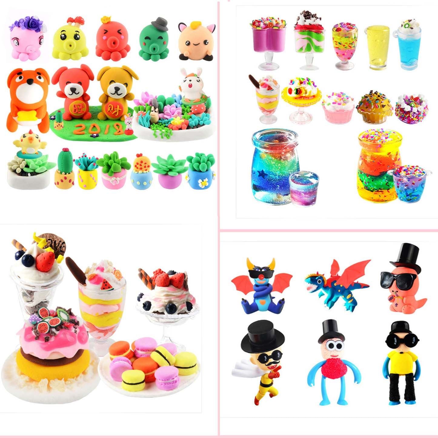 32 Piece Luxury Polymer Clay Sets