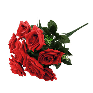 Large 10 Head Open Rose Bouquet