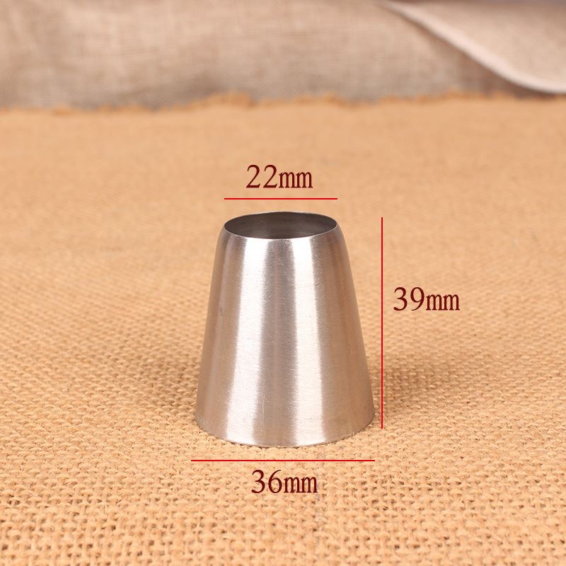XL Round Piping Nozzle - Circle Round Basketweave Buttercream R22L