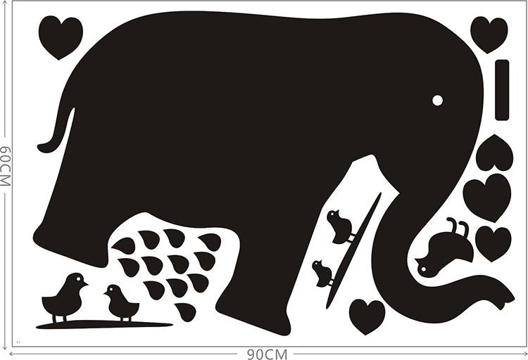 XL Animal Shape Blackboard Vinyl