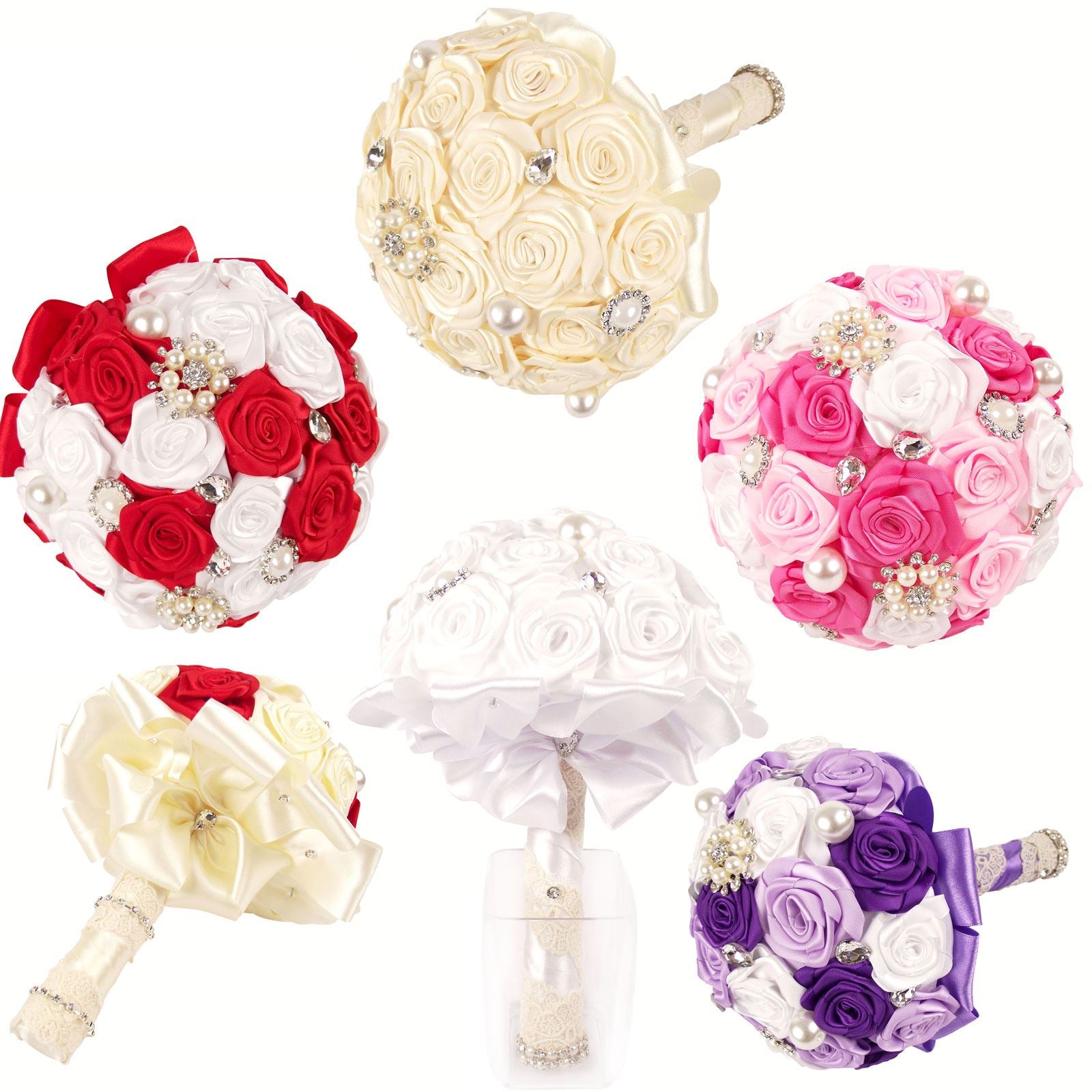 Premium Hand Made Satin Bouquet