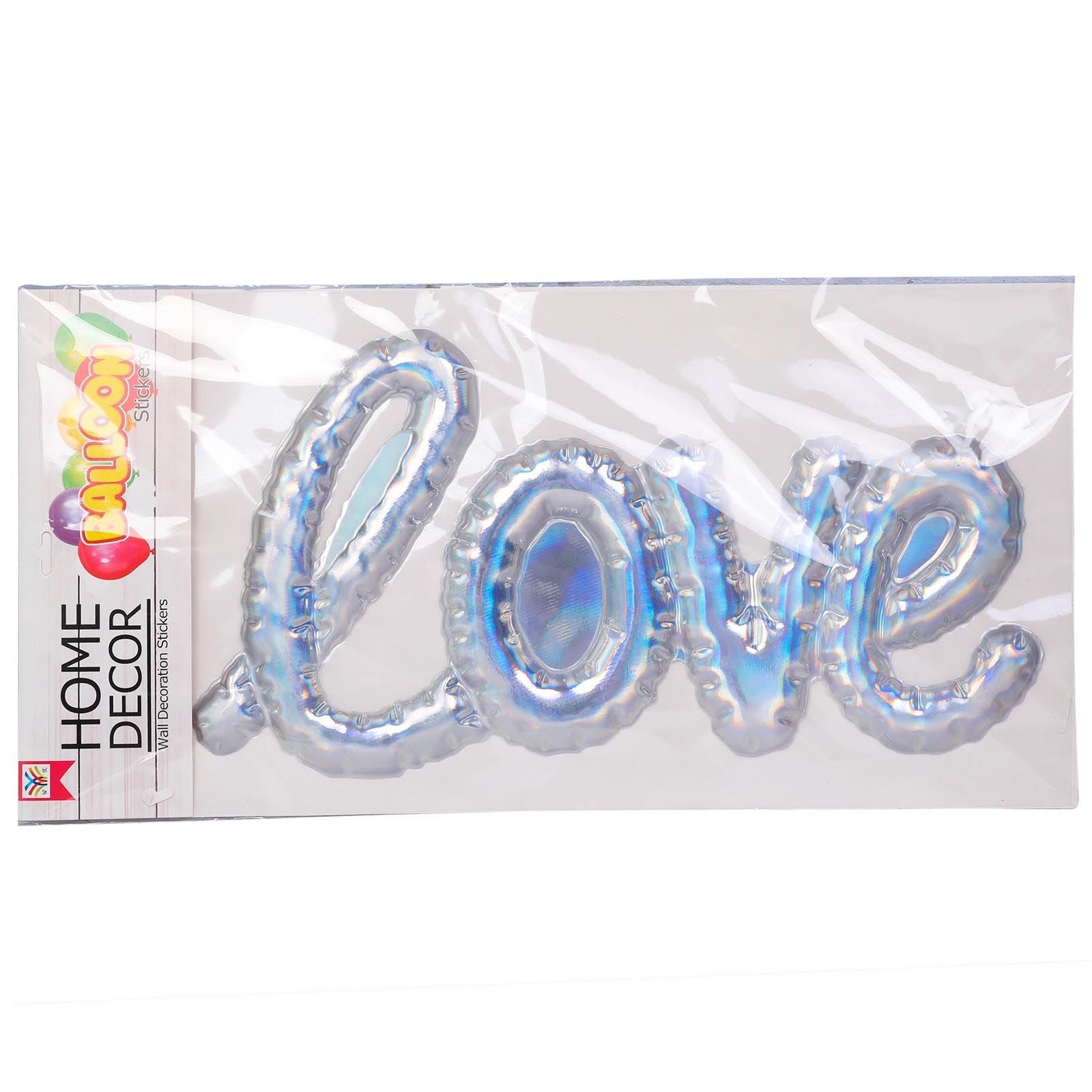 Large 3D Party Banner Stickers