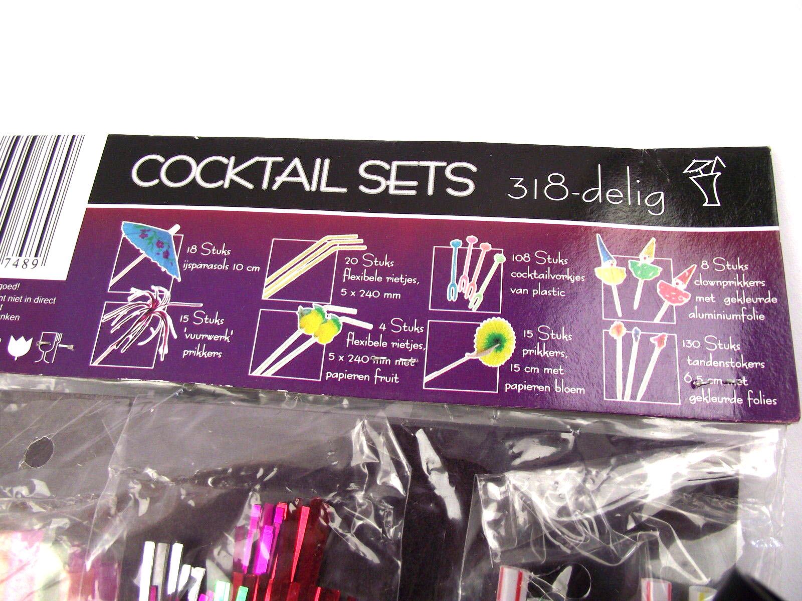 318 Piece Cocktail Drink Accessory Pack