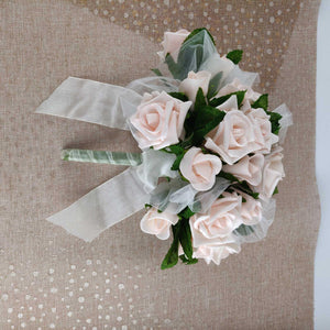 Shabby Chic Rose Voile Bouquet