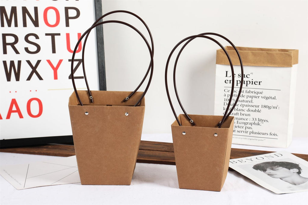 Rope Handled Waterproof Kraft Gift Bags