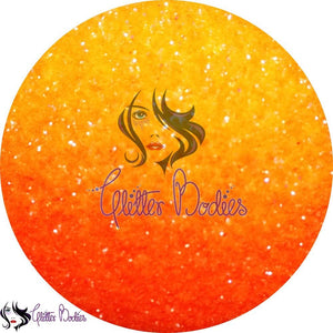 Glitterbodies Cosmetic Grade Fine Festival Glitter Pigments [Orange]