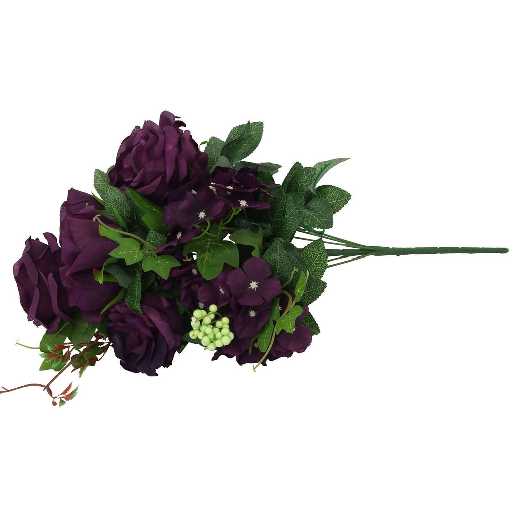 XL 9 Head Rose and Hydrangea Bouquet