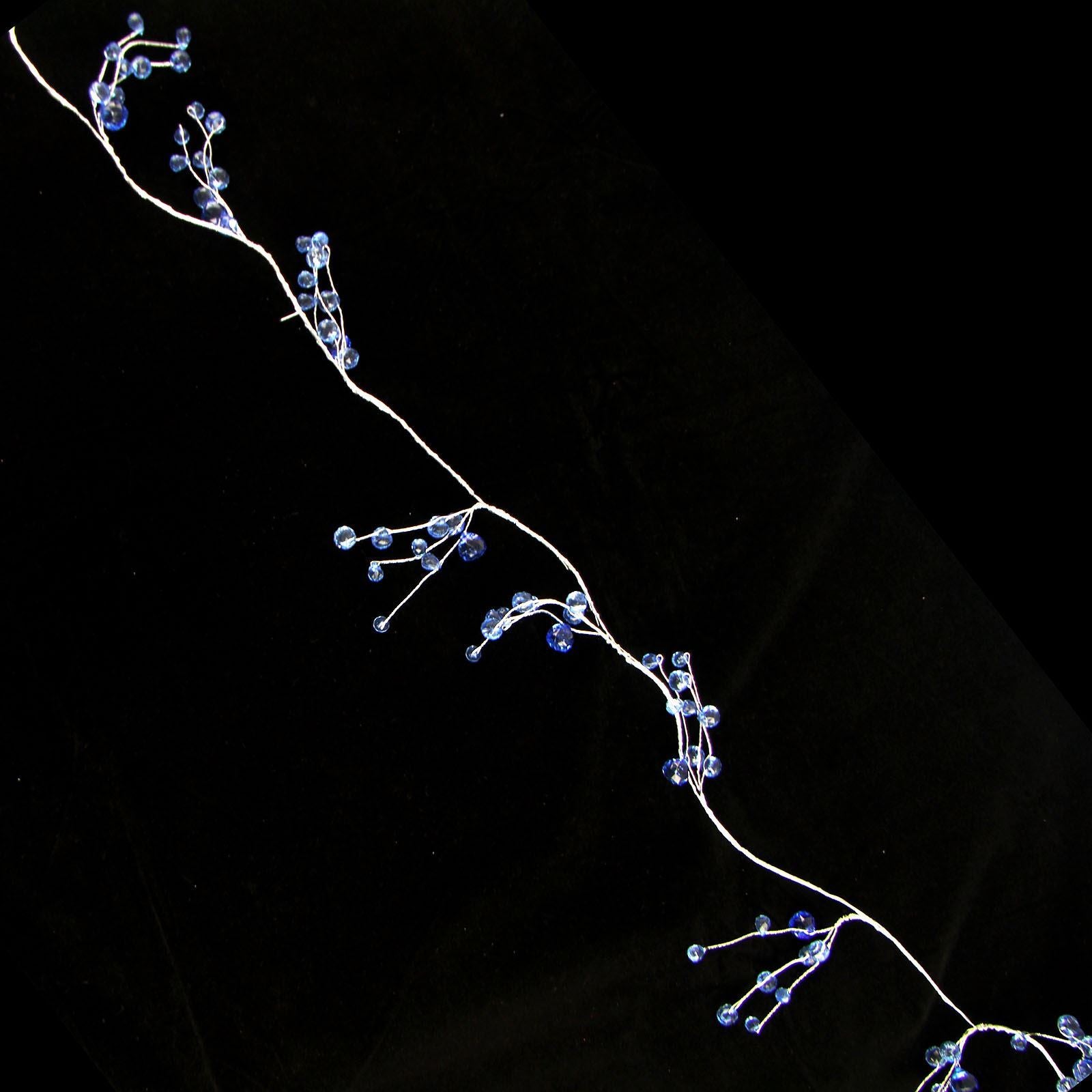 130cm Branching Coloured Crystal Garland