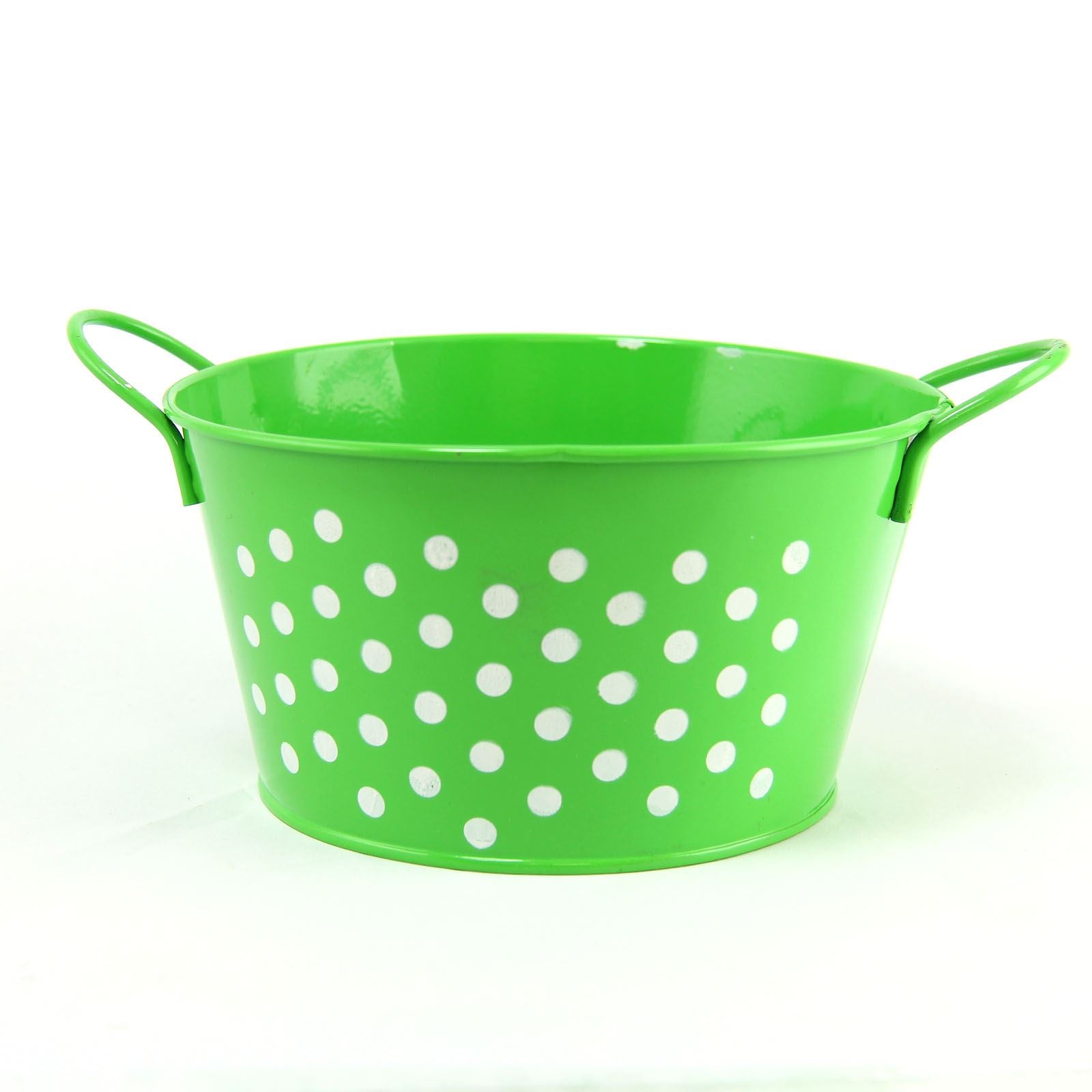 Wide 16.5x9x13cm Bucket with Ear Handles