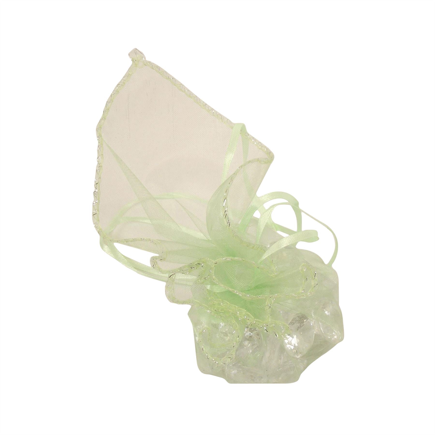 25x Organza Ruffle Pouches