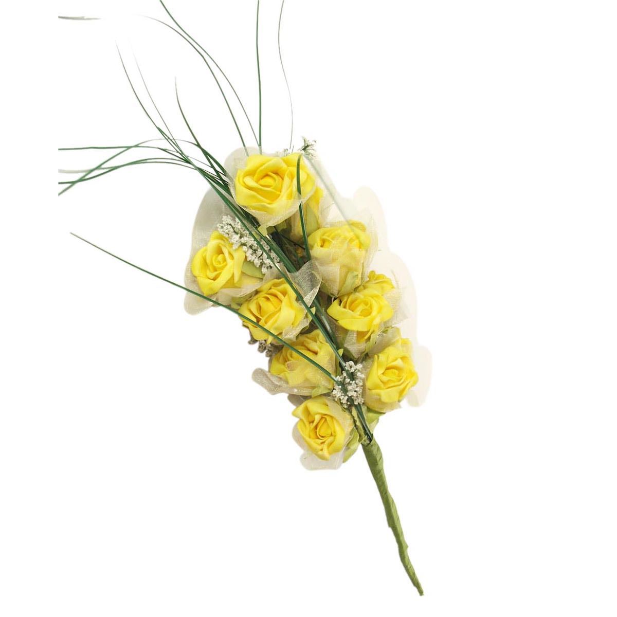 Wand Bouquet of 12 Foam Roses