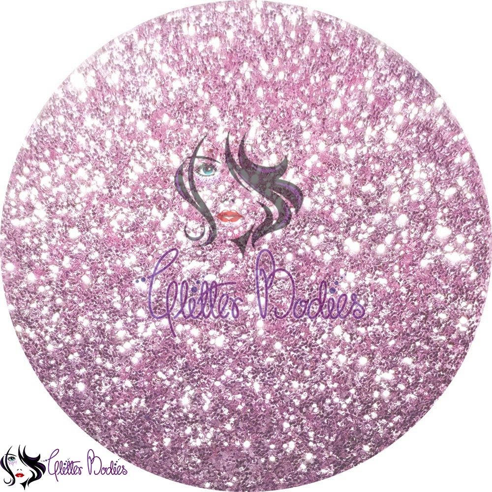 Glitterbodies Cosmetic Grade Fine Festival Glitter Pigments [Dusky Pink]