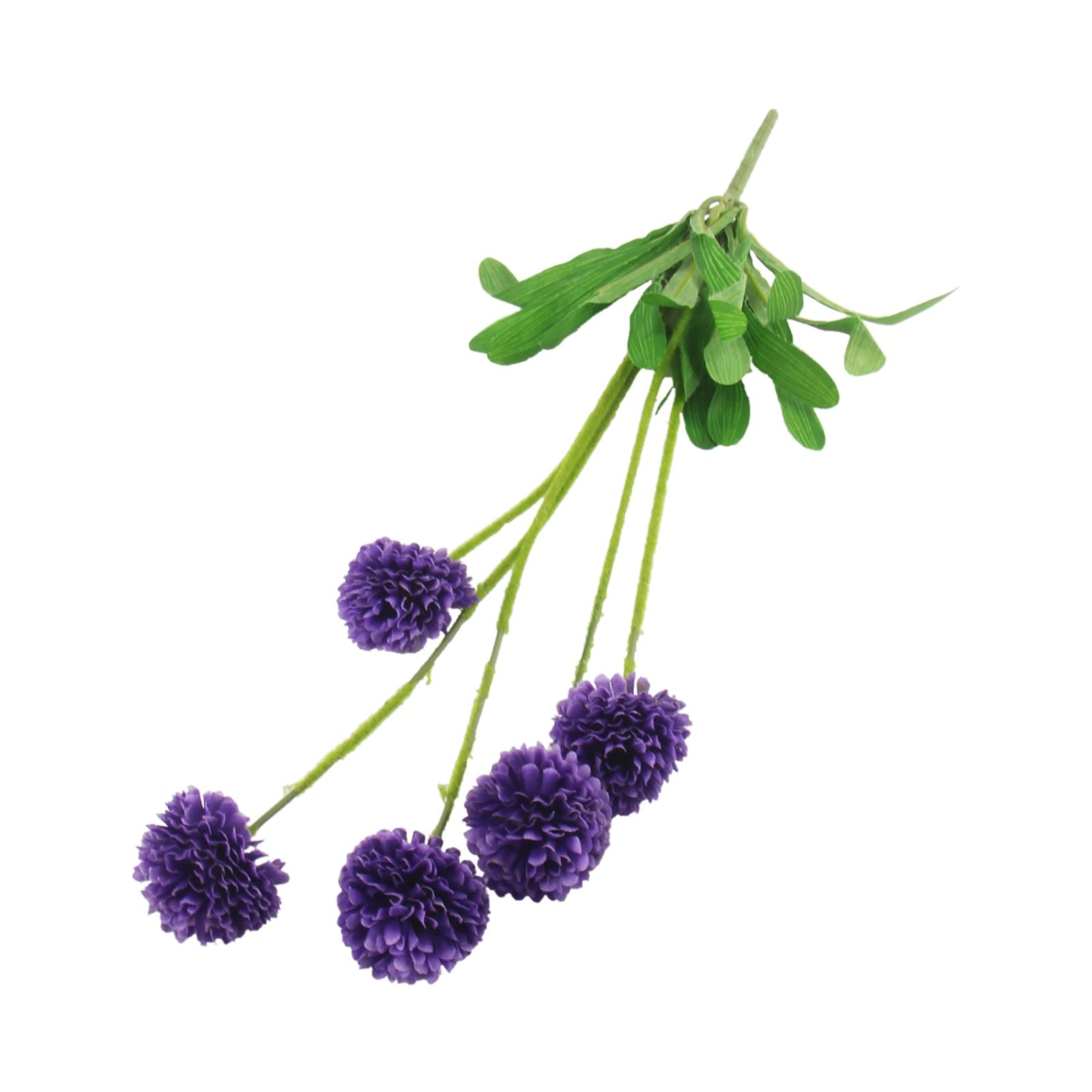 5 Head Small Pompom Flower Spray