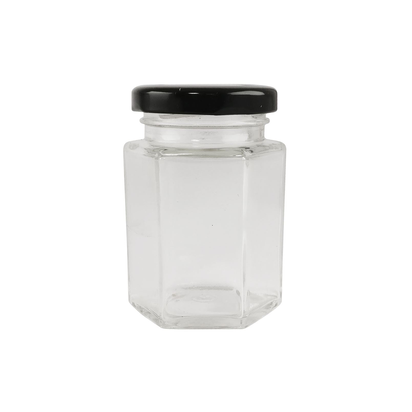 Hexagonal Screw Lid Jars