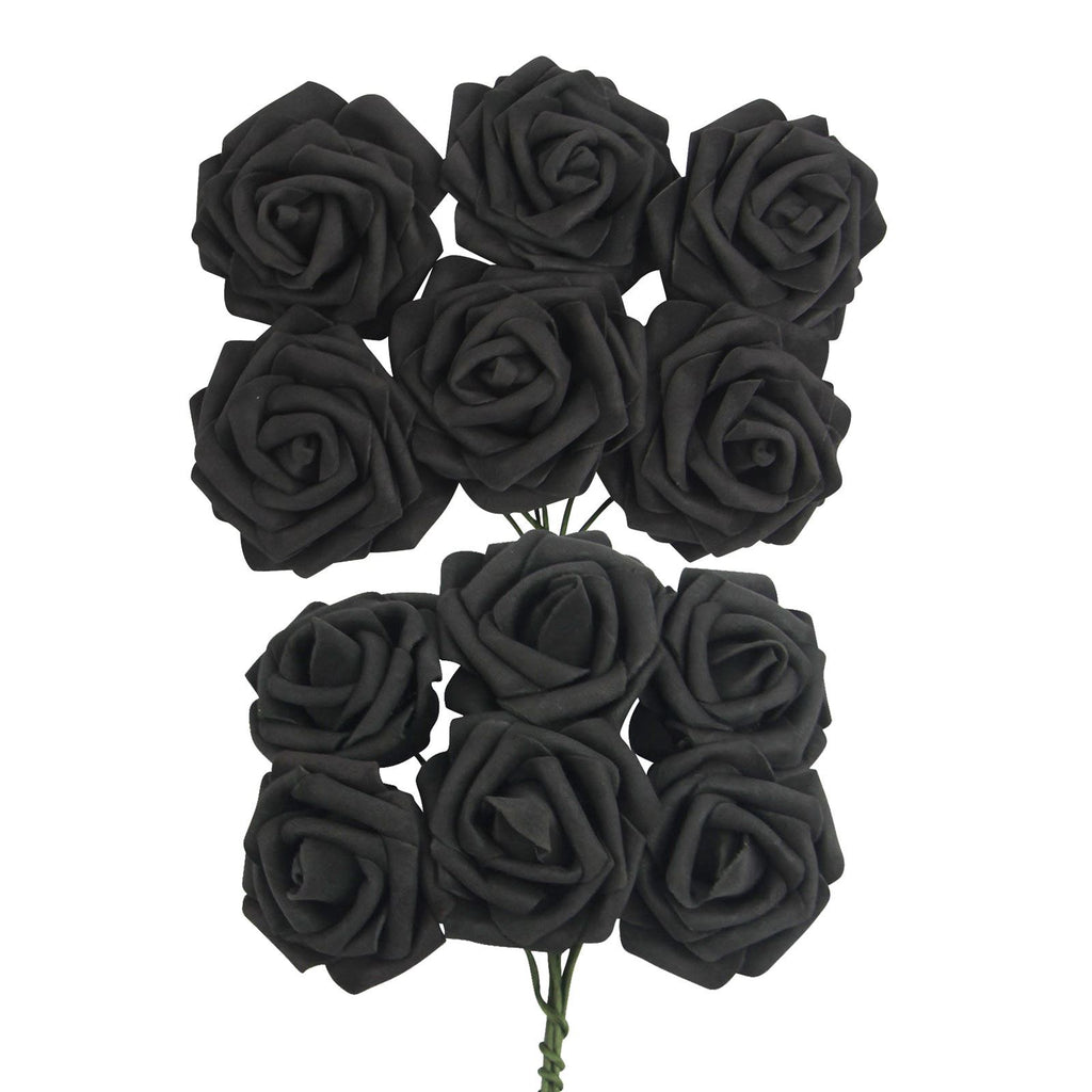 Colourfast Foam Roses - 6 Bunches - Regular