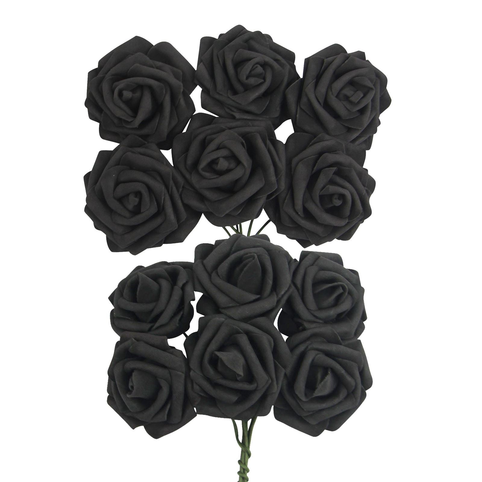 Colourfast Foam Roses - 6 Bunches - Regular