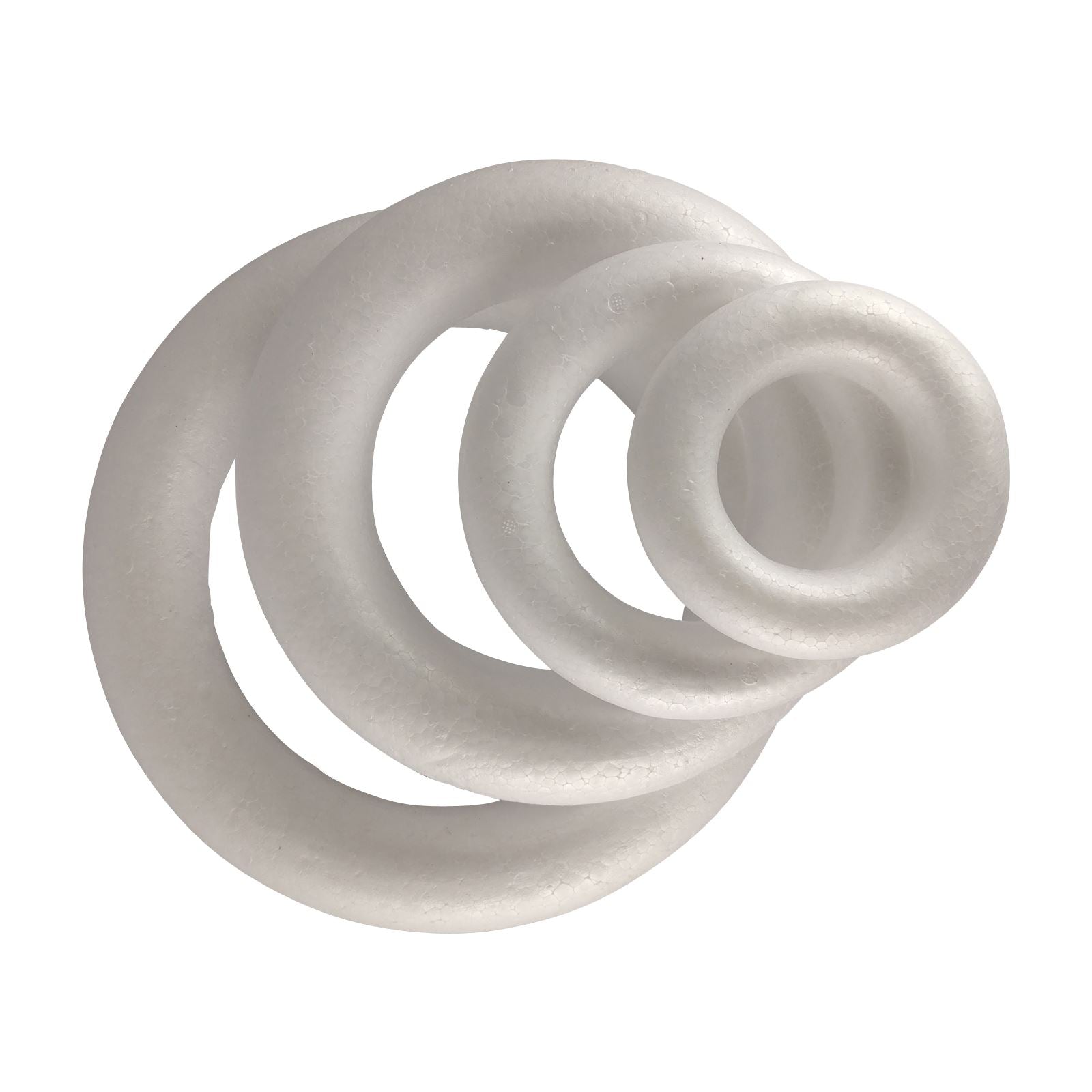 Polystyrene Wreath Rings 150 to 400mm