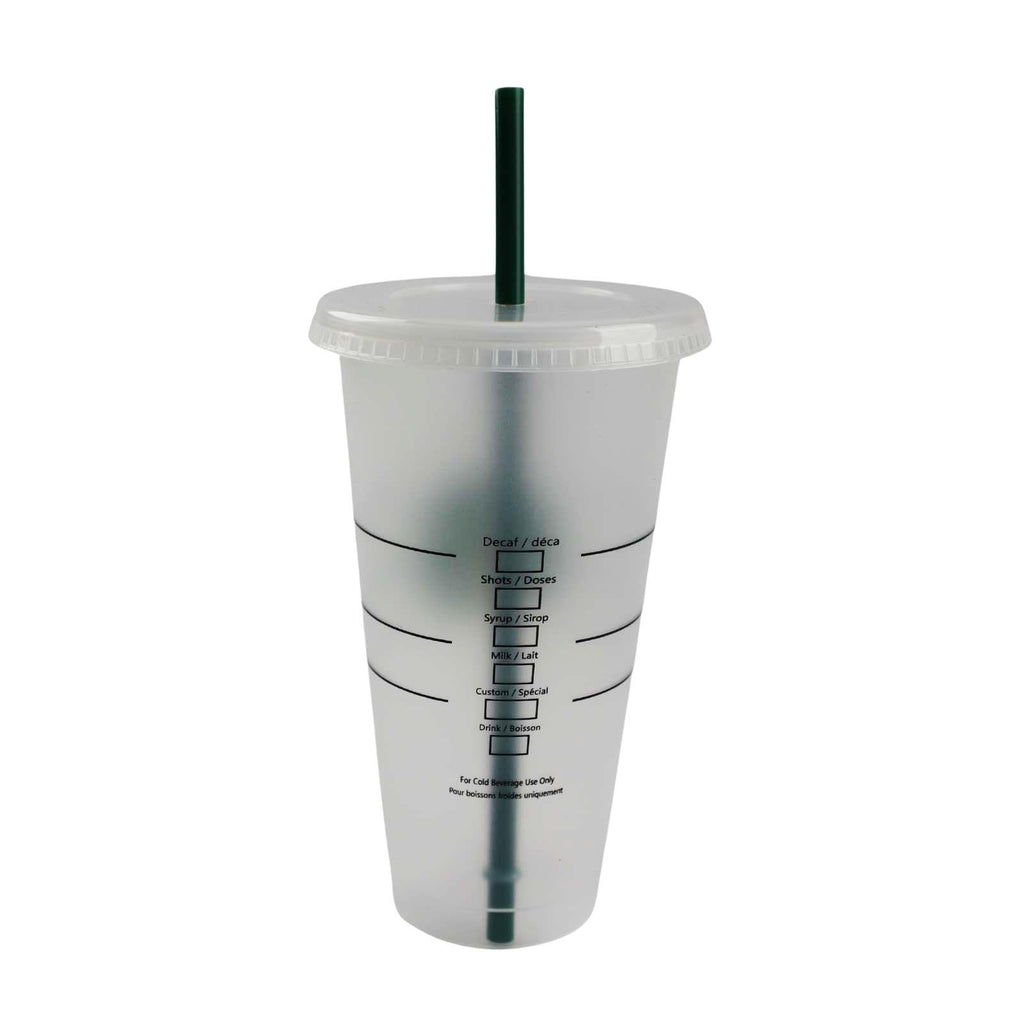 XL 24oz Starbucks Reusable Plastic Cold Coffee Cup