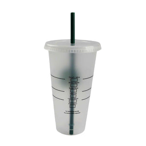 XL 24oz Starbucks Reusable Plastic Cold Coffee Cup