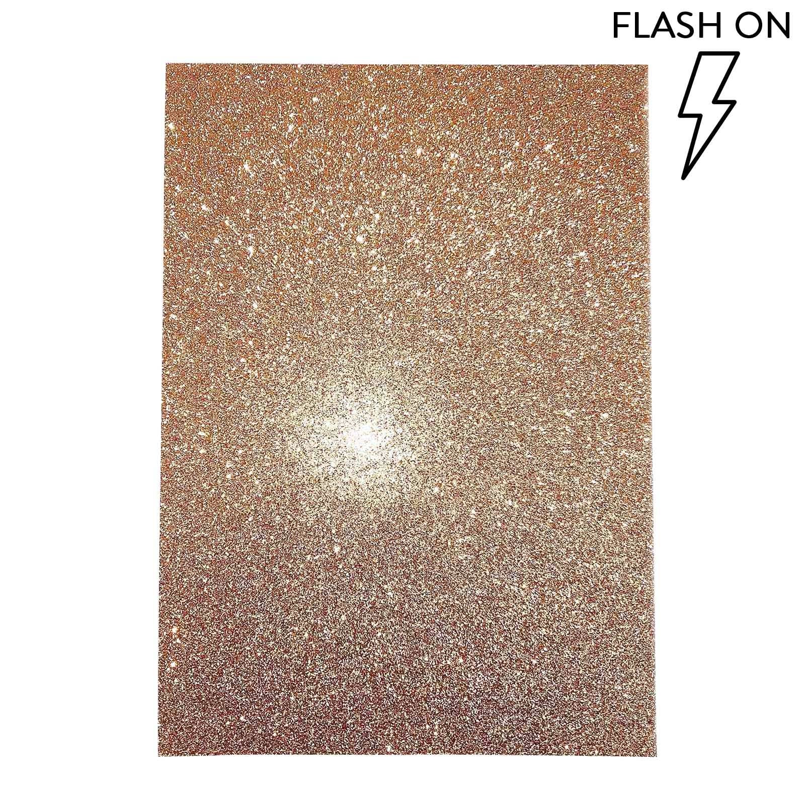 Pack of 10 350gsm Heavy Duty A4 Glitter Cards